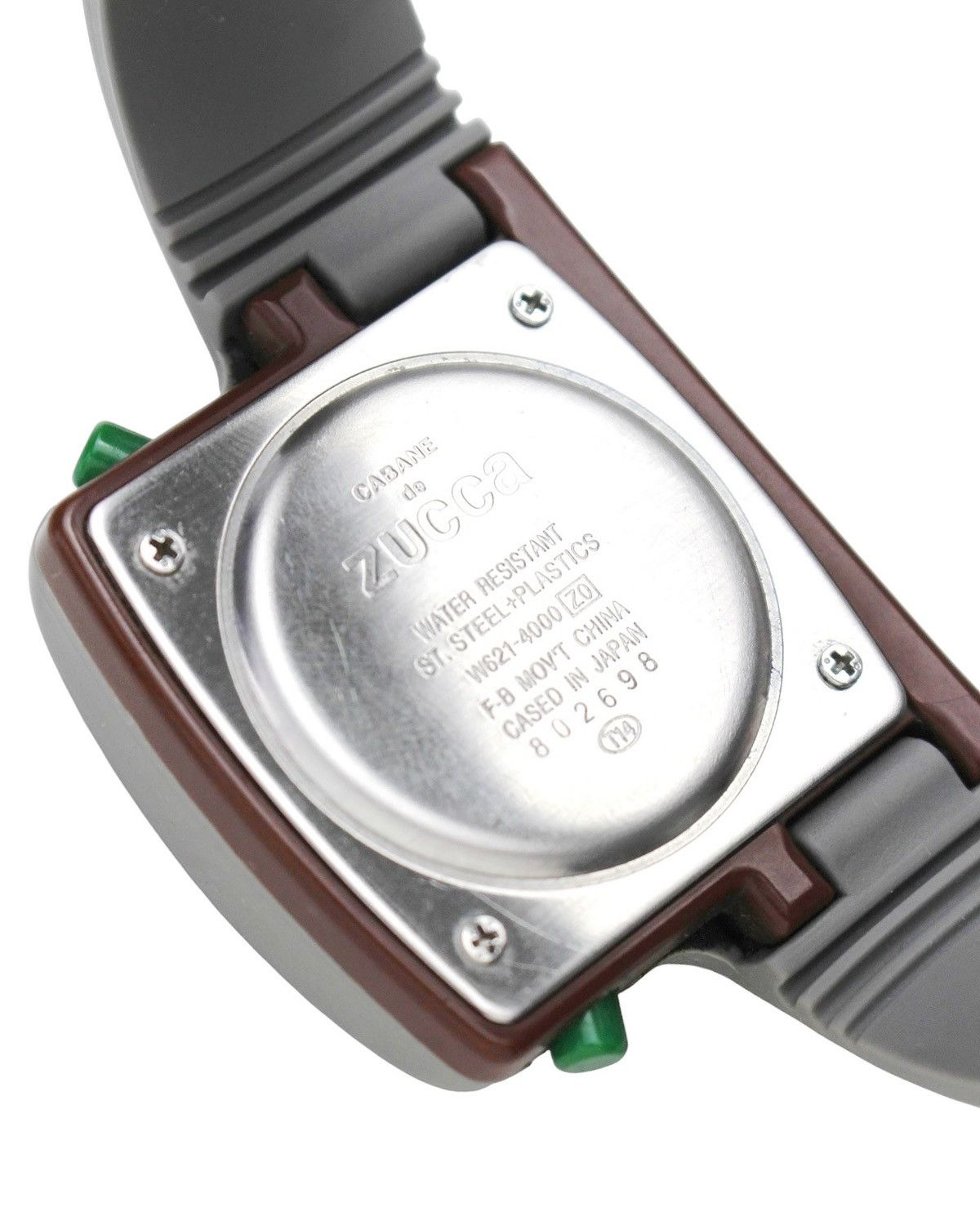 Issey Miyake × Seiko 1997 CABANE DE ZUCCA SEIKO LE CHOCOLAT DIGITAL WATCH Size ONE SIZE - 8 Thumbnail