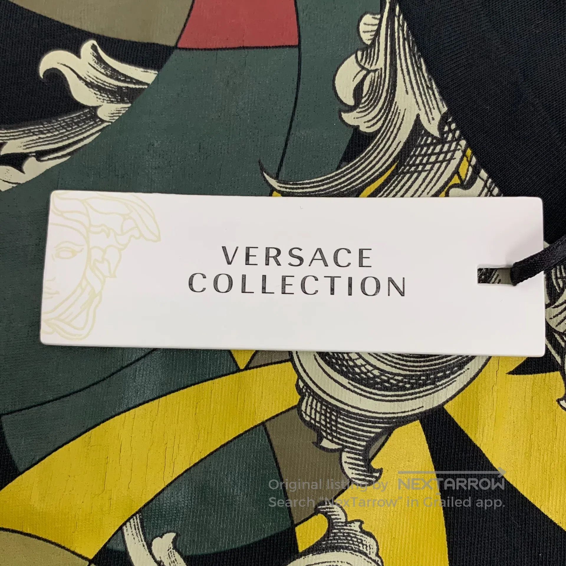 Other Versace Black pattern print cotton crew neck short sleeve Size US M / EU 48-50 / 2 - 6 Thumbnail