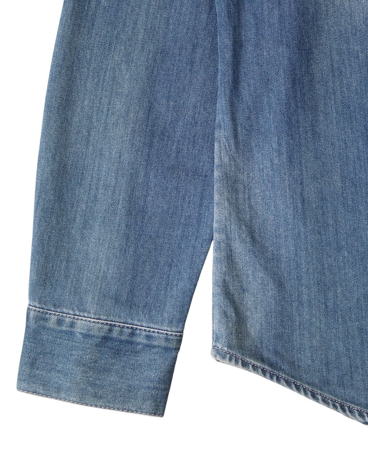 Calvin Klein 2000S CALVIN KLEIN JEANS PATCHED DENIM SHIRT Size US M / EU 48-50 / 2 - 6 Thumbnail