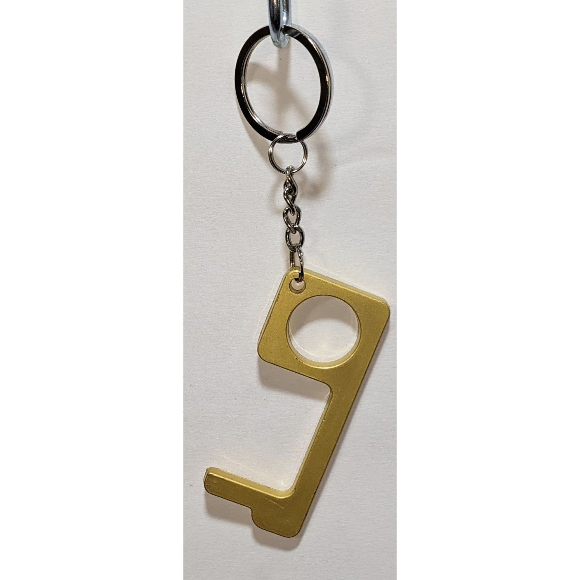 Other No-Touch Gold Door Opener Keychain With Keyring Size ONE SIZE - 2 Thumbnail