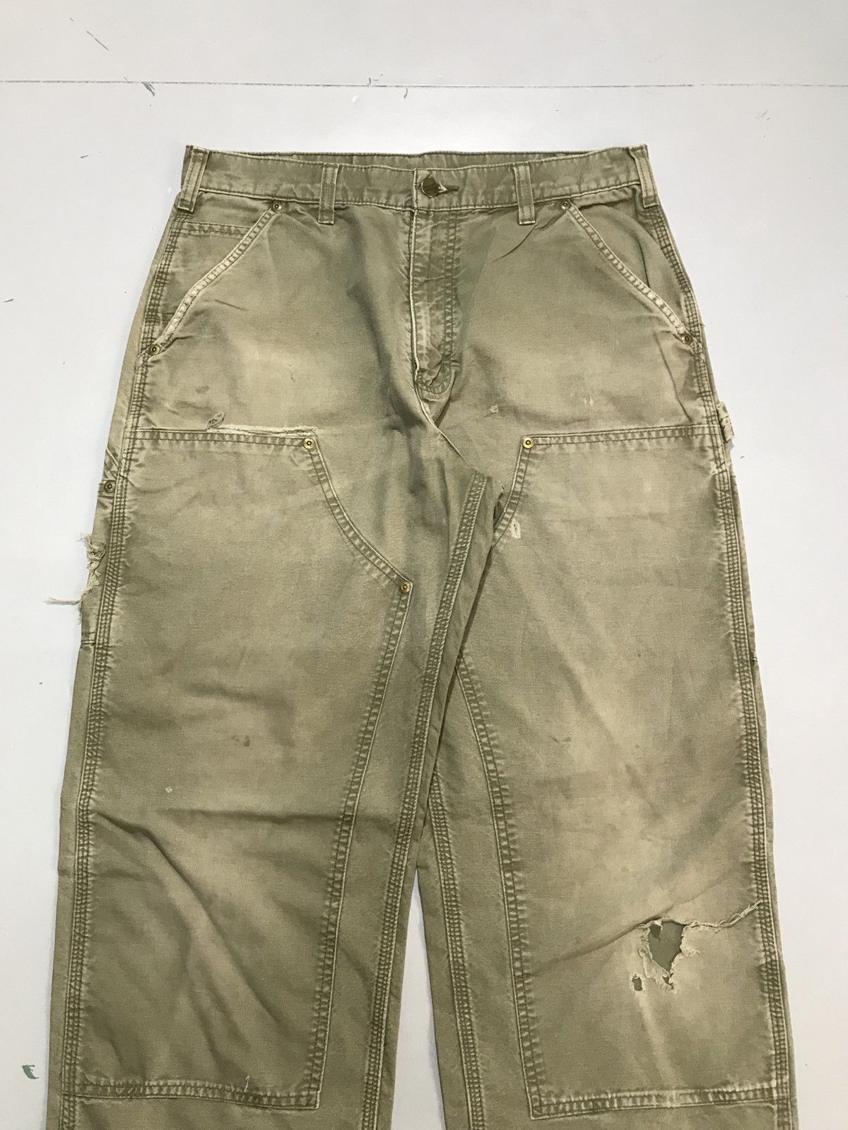 Carhartt Vintage carhartt B195 AGR double knee workwear Size US 32 / EU 48 - 5 Thumbnail
