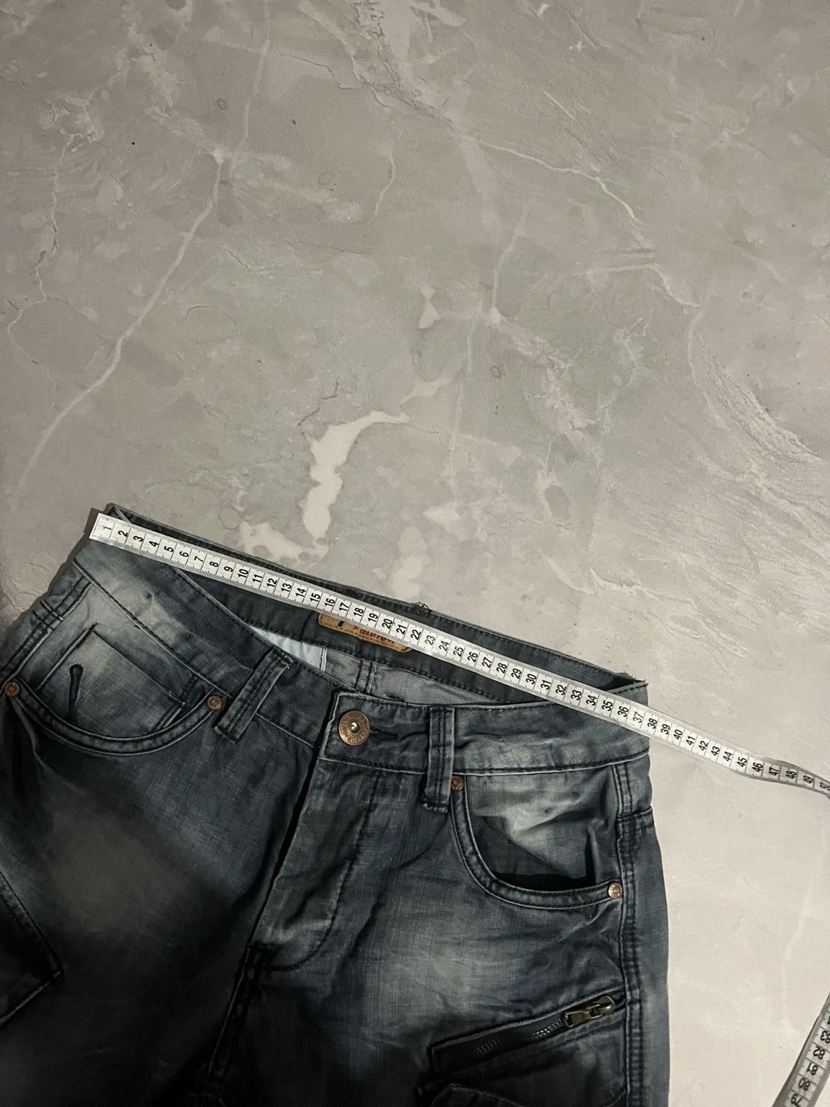 Japanese Brand Japanese Heavily Distressed Slim Sexy Jean Archive 90s Size US 30 / EU 46 - 7 Thumbnail