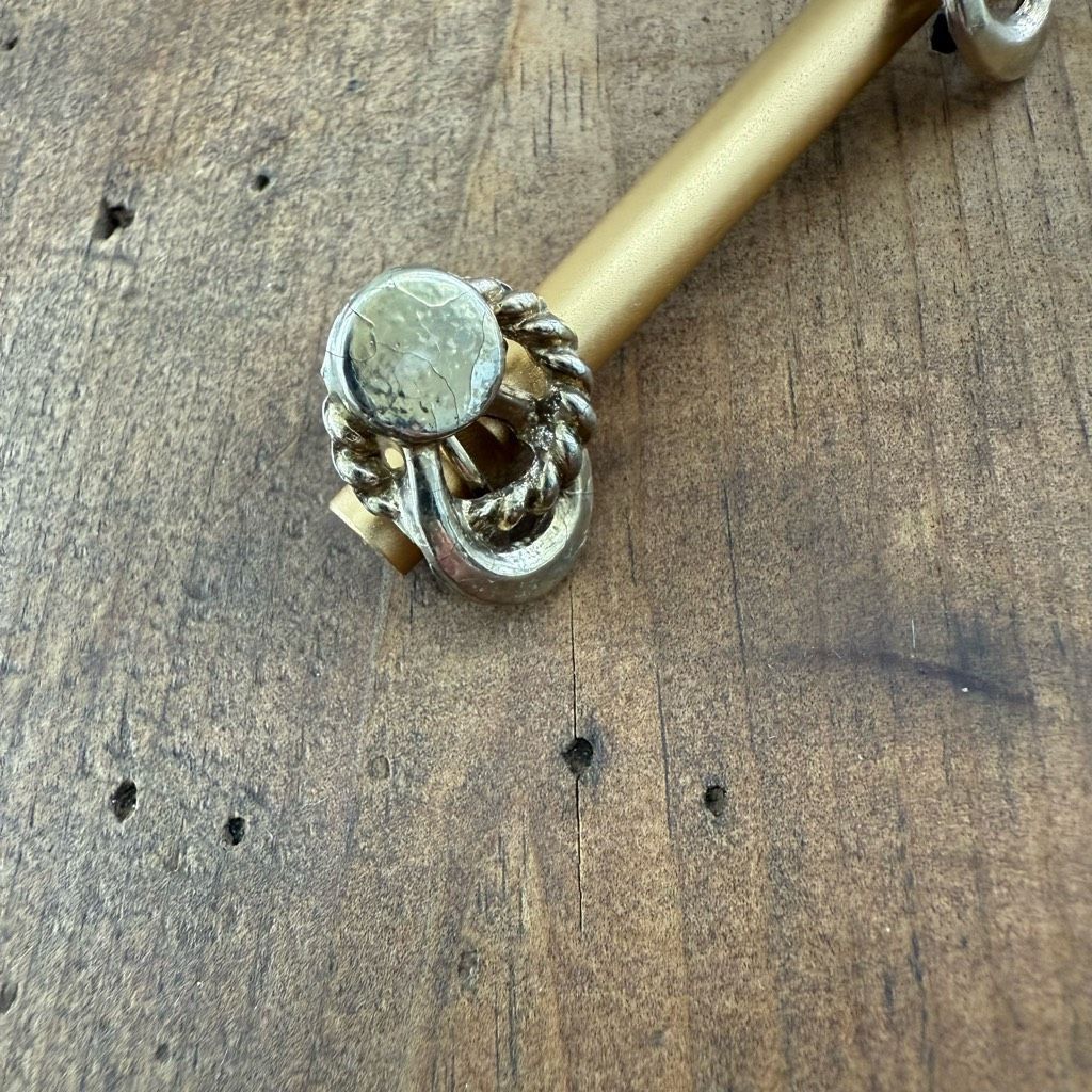 Vintage Vintage 50s Unsigned Gold Tone Knot Screw Back Earrings Size ONE SIZE - 4 Thumbnail