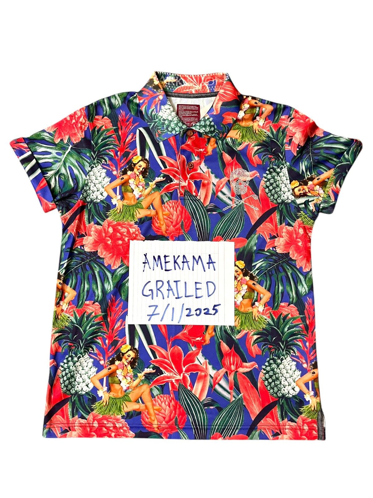 Japanese Brand Japanese Brand Mark & Lona Floral Design Polo Size US L / EU 52-54 / 3 - 10 Thumbnail