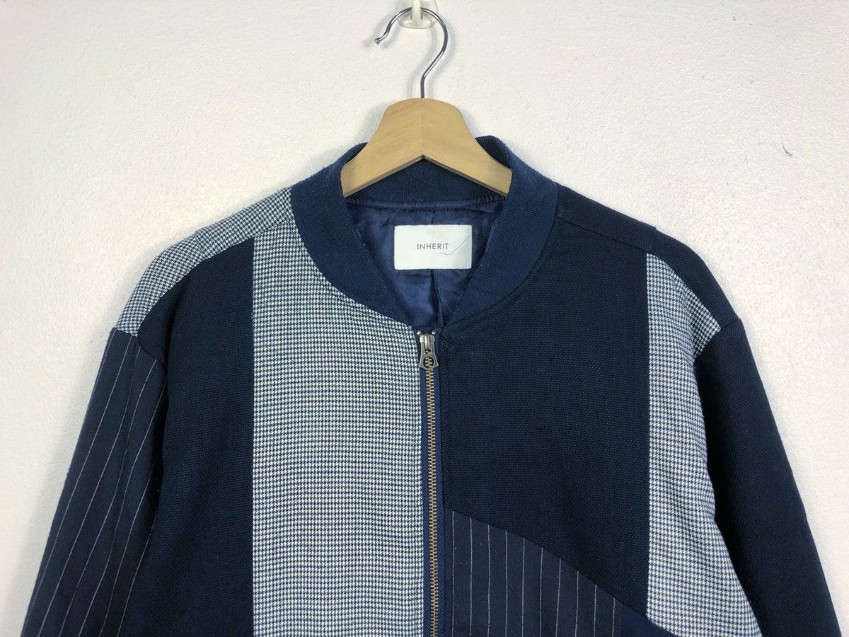 Japanese Brand Rare Inherit Japan Patchwork Zipper Jacket Size US L / EU 52-54 / 3 - 2 Thumbnail