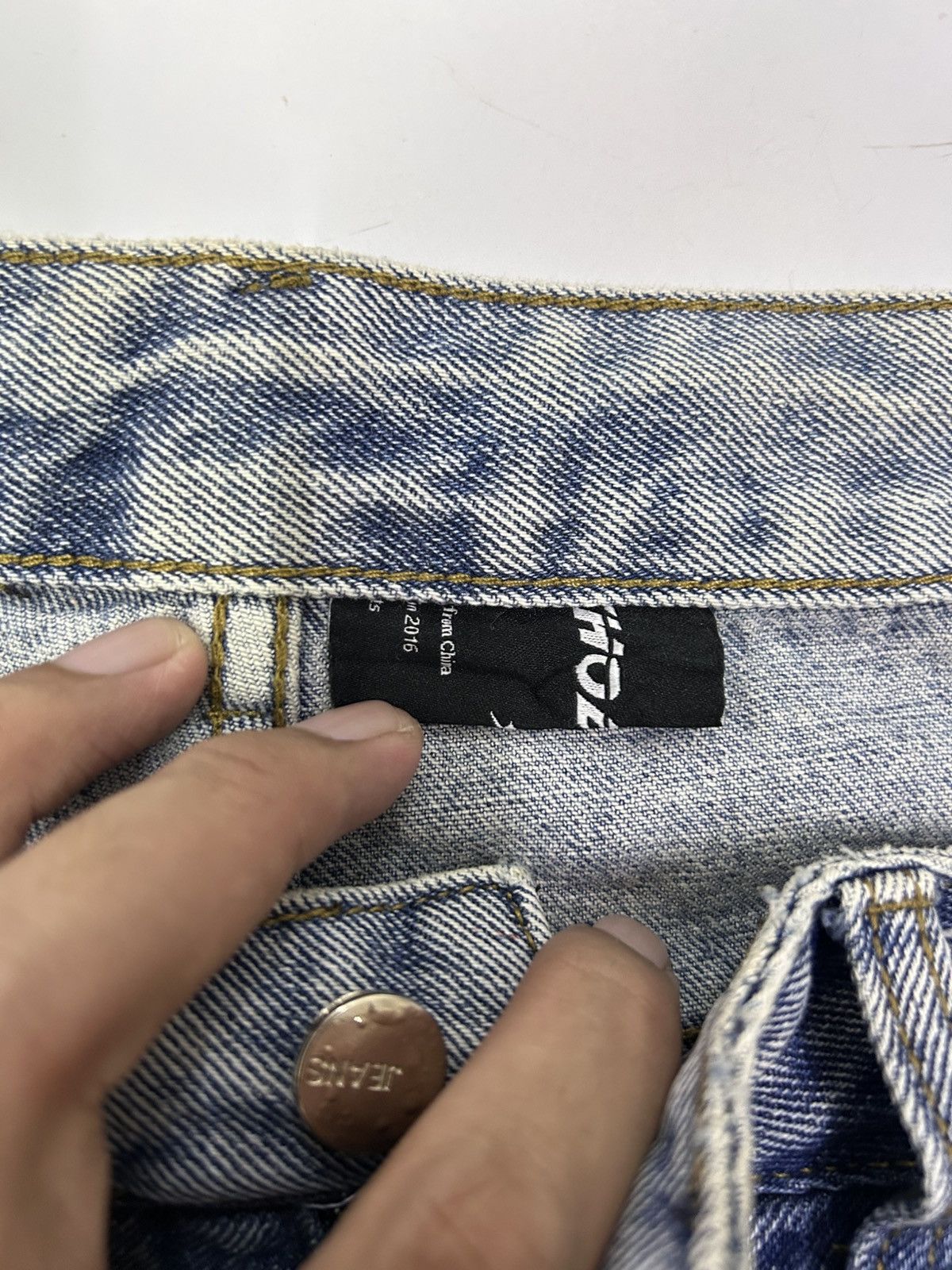 Japanese Brand × Vintage Vintage Anime Wide Leg Streetwear Aesthetic Denim Size US 29 - 13 Thumbnail