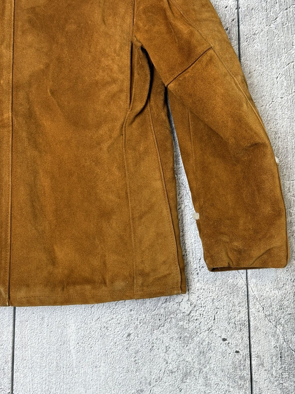 Schott Vintage Schott NYC Western Shearling Suede Leather Jacket Size US L / EU 52-54 / 3 - 19 Thumbnail