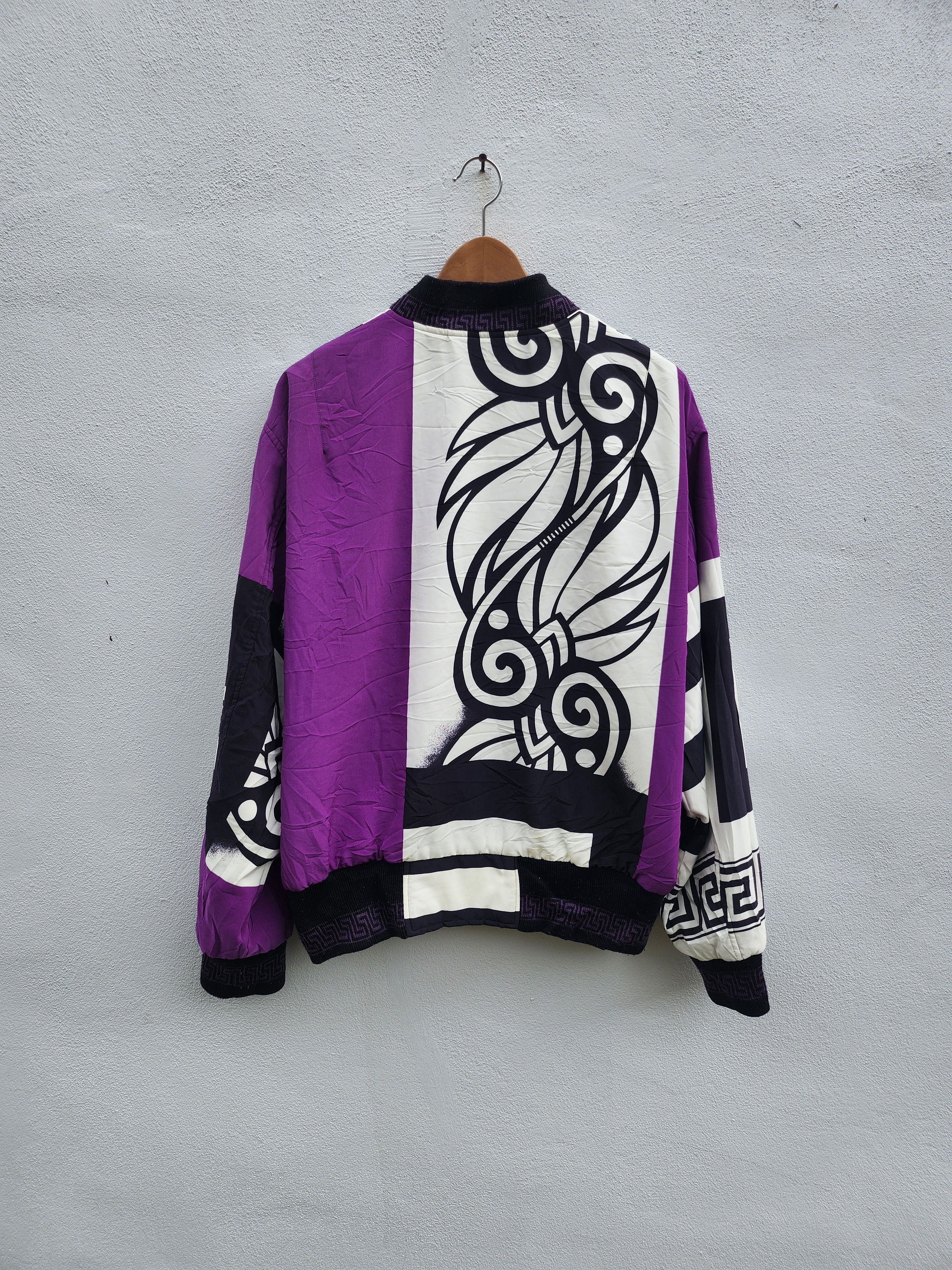 Japanese Brand × Vintage 💥VTG Baroque Royalty Versace Style Astract Jacket Size US L / EU 52-54 / 3 - 6 Thumbnail