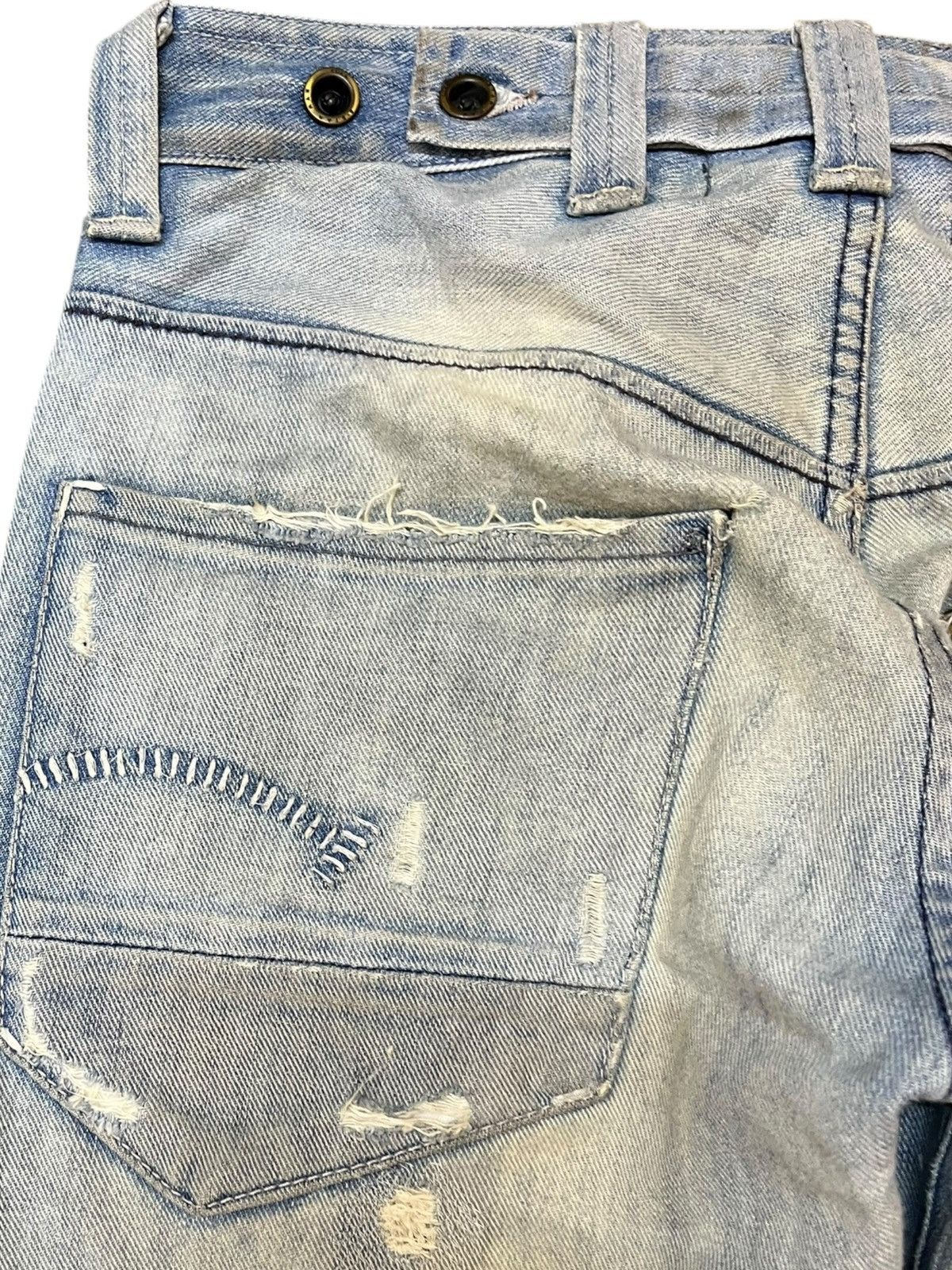 G-Star Vintage G-Star Raw Distressed Paint Splatter Denim Size US 32 / EU 48 - 7 Thumbnail