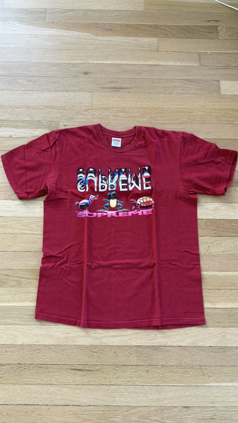 Supreme Supreme Friends Tee Maroon 2017 Medium Size US M / EU 48-50 / 2 - 1 Thumbnail