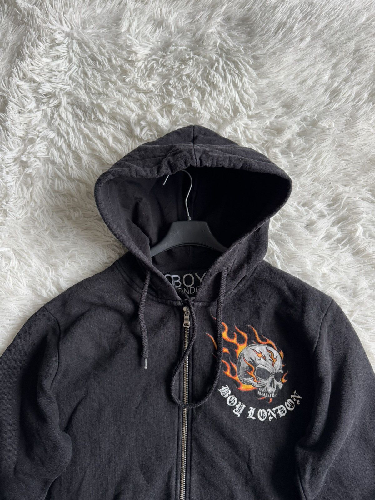 Boy London Boy London Rare Skull Goth Racing Zip Hoodie Size US XS / EU 42 / 0 - 4 Thumbnail