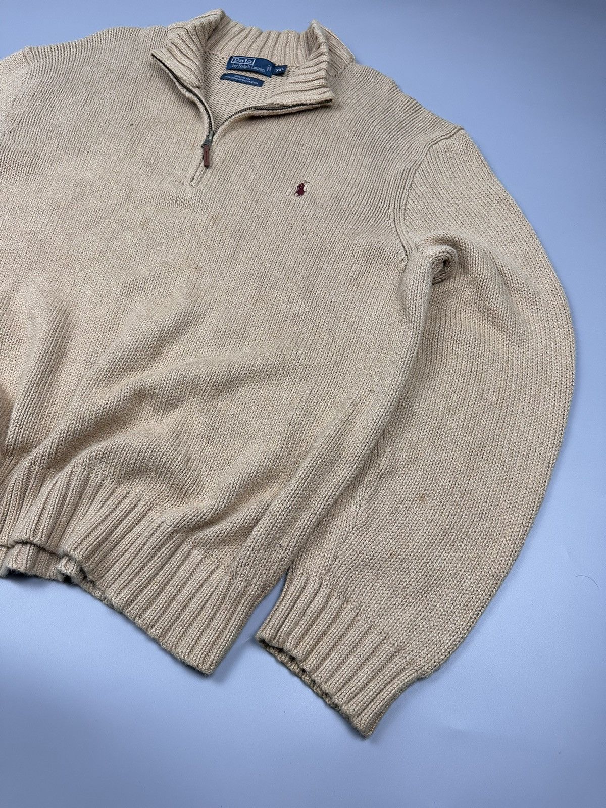Designer × Polo Ralph Lauren Vintage Polo Ralph Lauren Half Zipper Knitwear Size US XXL / EU 58 / 5 - 3 Thumbnail