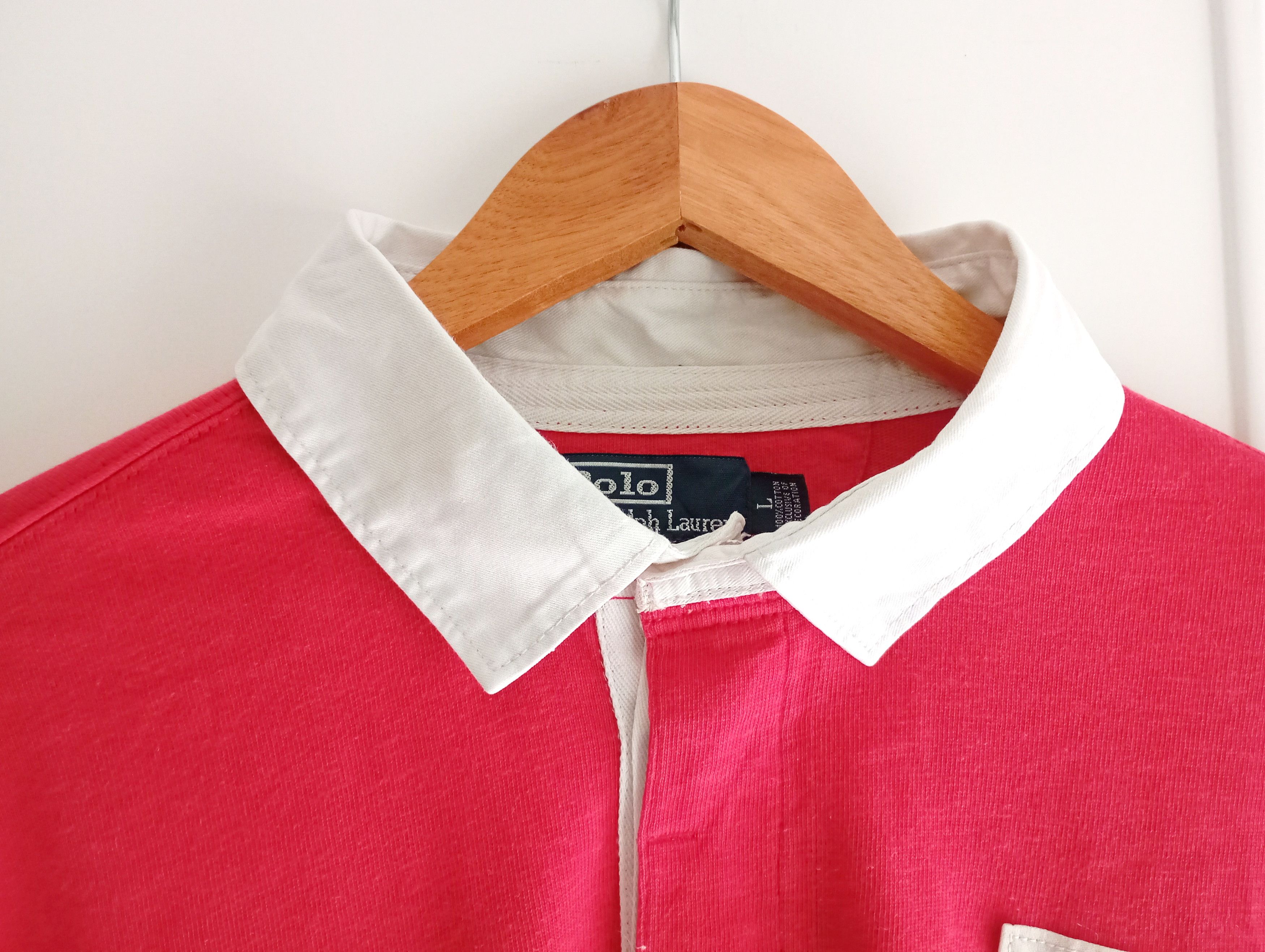 Polo Ralph Lauren Polo Ralph Lauren #3 Polo Rugby Shirt L Size US L / EU 52-54 / 3 - 7 Thumbnail