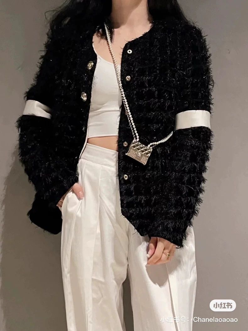 Chanel Chanel Equestrian series black tassel three-dimensional pl Size XXS / US 00 / IT 34 - 8 Thumbnail