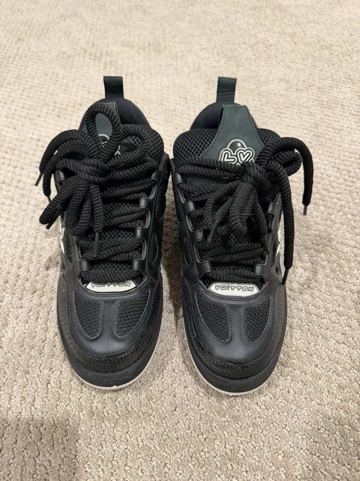 Louis Vuitton Louis Vuitton LV Skate Sneaker Black Size US 10 / EU 43 - 4 Thumbnail