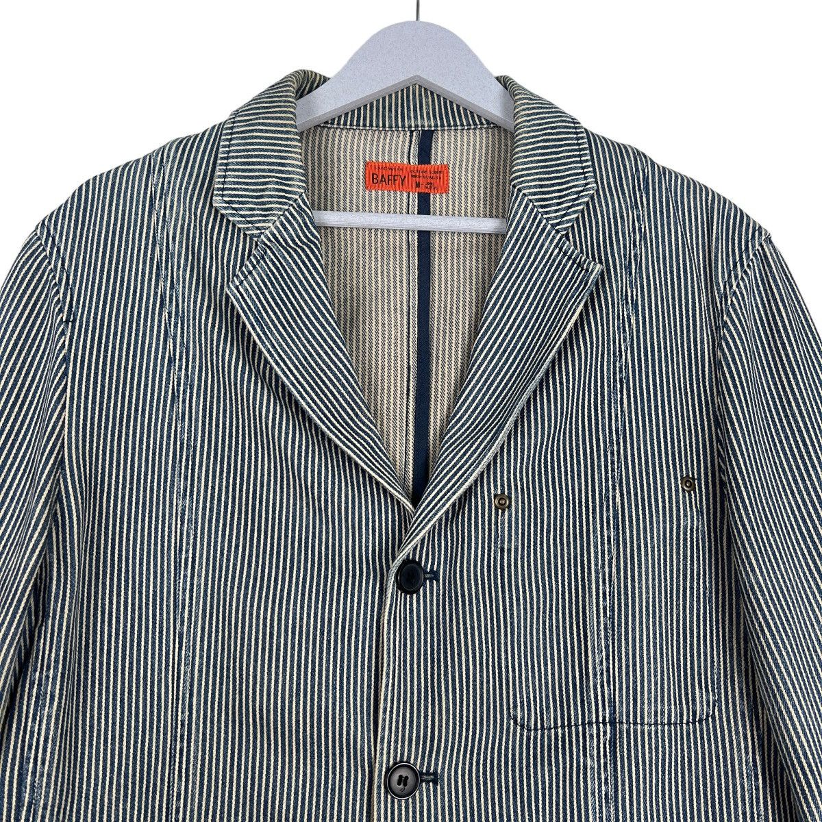 Japanese Brand 🔥 BAFFY HIKORY STRIPE CHORE JACKET Size US M / EU 48-50 / 2 - 3 Thumbnail