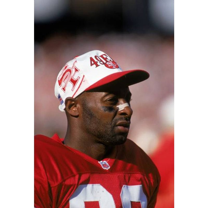 NFL San Francisco 49ers 90s LASER snapback White red cap NFL vtg Size ONE SIZE - 10 Thumbnail
