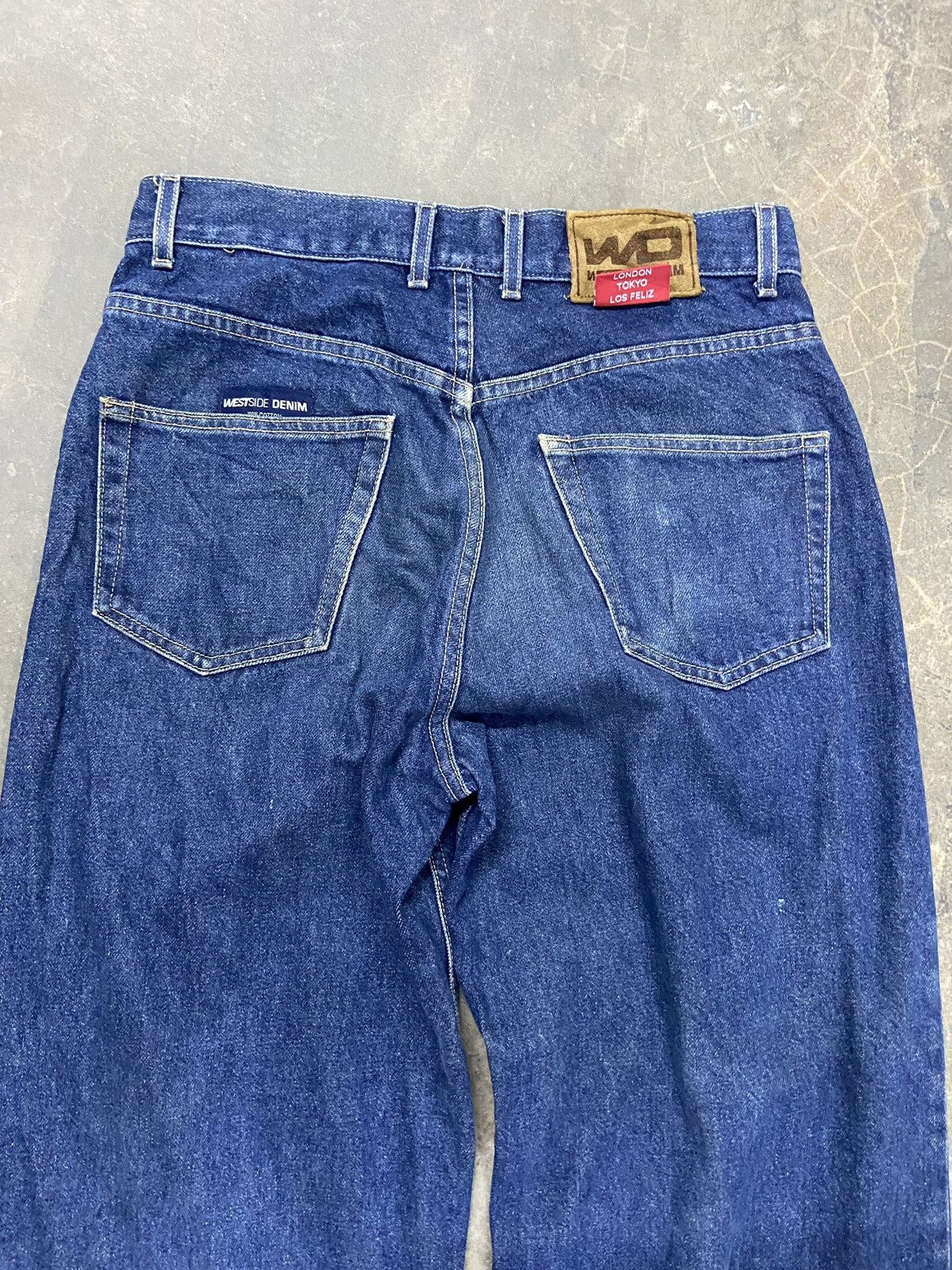 JNCO 🔥 Baggy🔥Vintage Westside Denim jeans baggy street wear Size US 31 - 7 Thumbnail