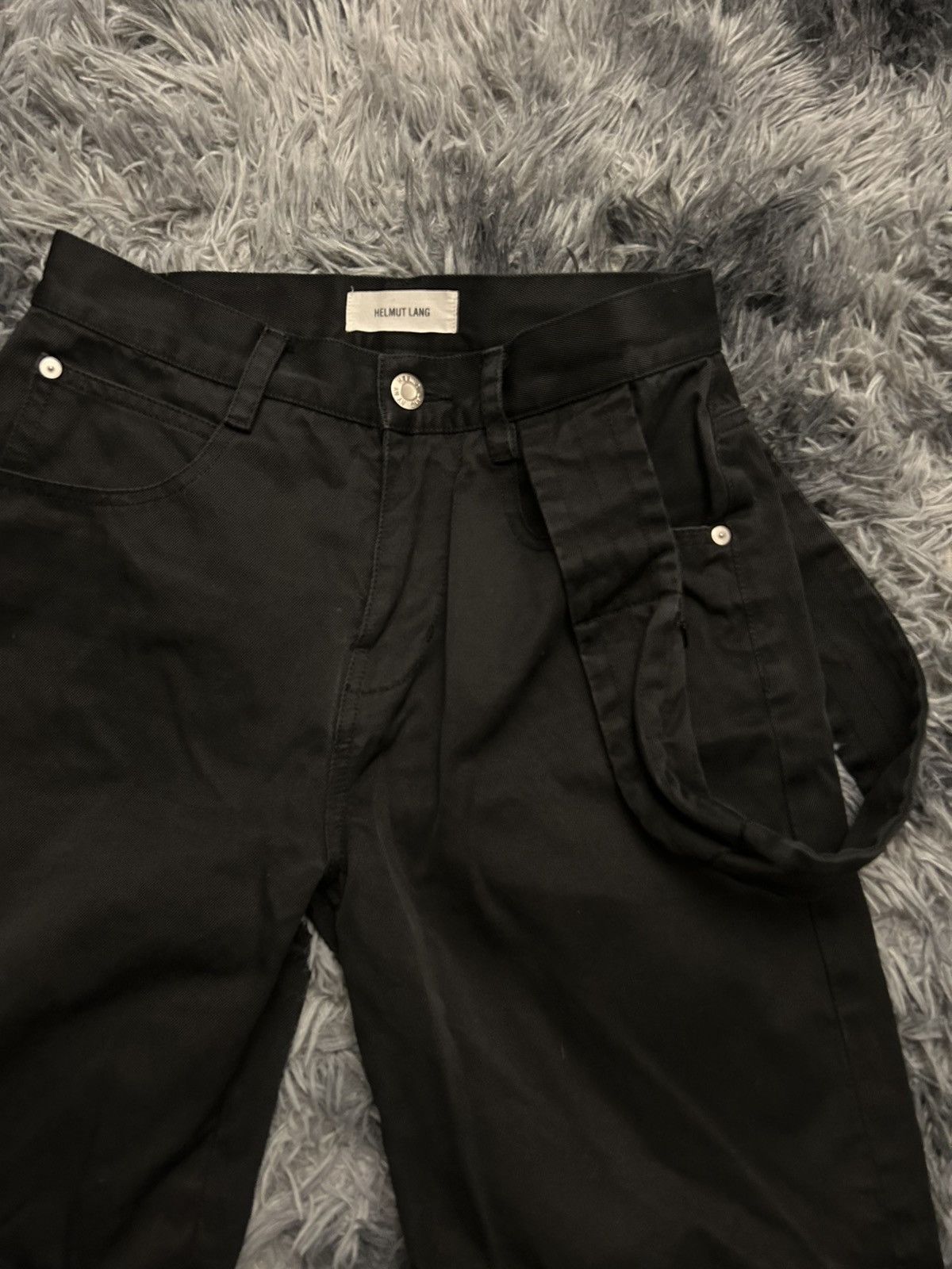 Helmut Lang Helmut Lang Bondage Strap Shorts Size US 27 - 2 Thumbnail
