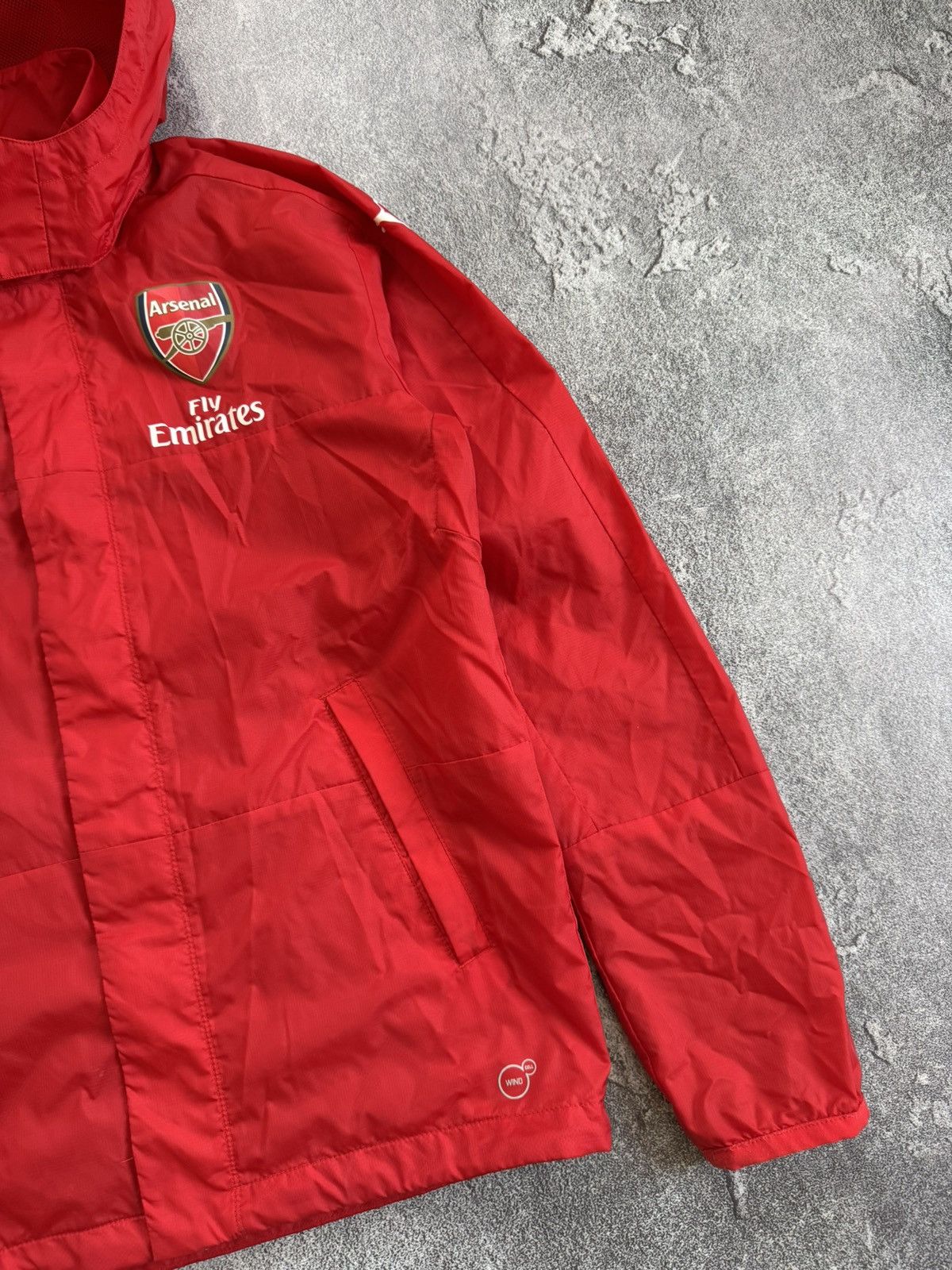 Puma Puma Arsenal 35 Mudryk jacket windbreaker light hooded zip Size US S / EU 44-46 / 1 - 8 Thumbnail