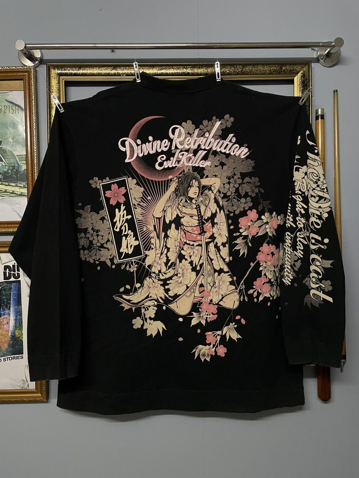 Designer × Japanese Brand × Vintage Vintage Japan Designer Karakuri Tamashi Evil Killer Sukajan Size US XL / EU 56 / 4 - 1 Thumbnail