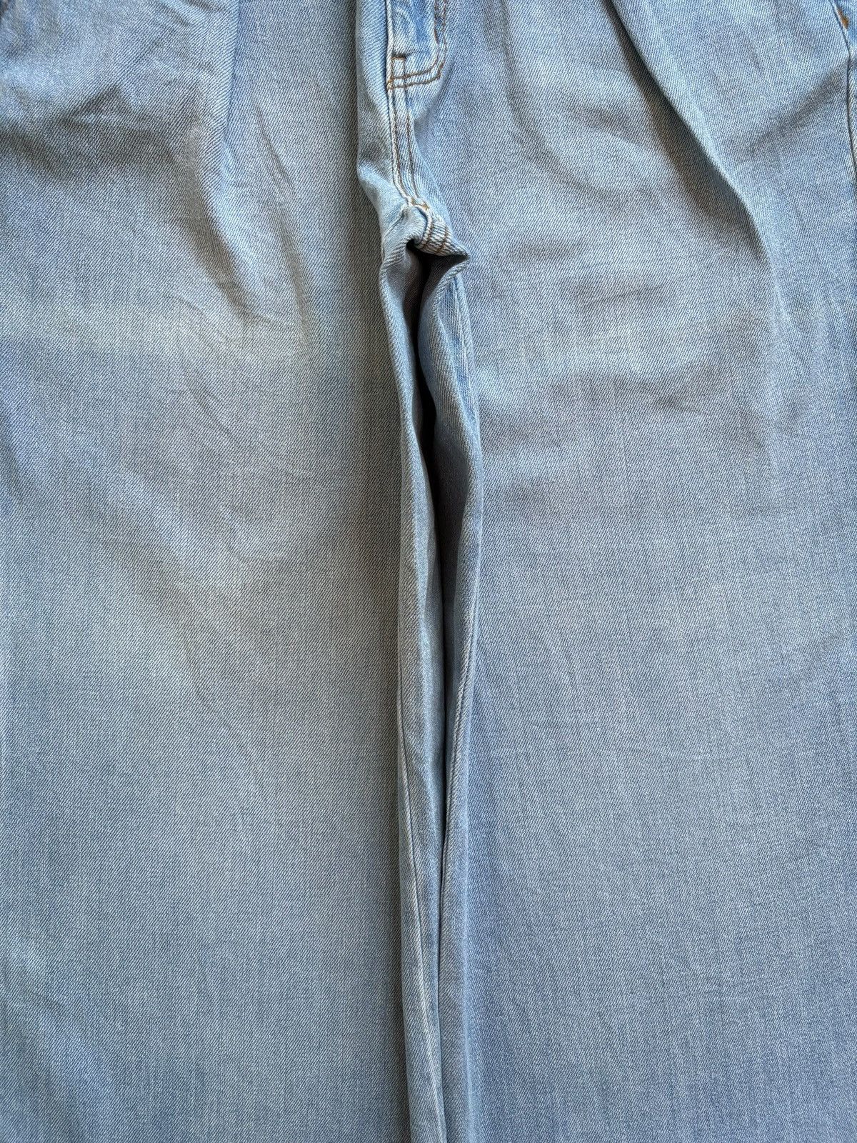 GU × Japanese Brand Vintage GU Blue Wash Loose Baggy Jeans Size US 27 - 5 Thumbnail