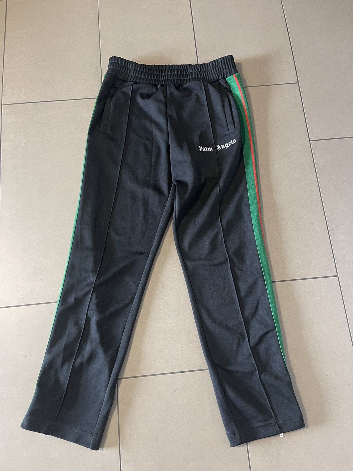 image of Palm Angels Tracksuit Pant in Black, Men's (Size 36)