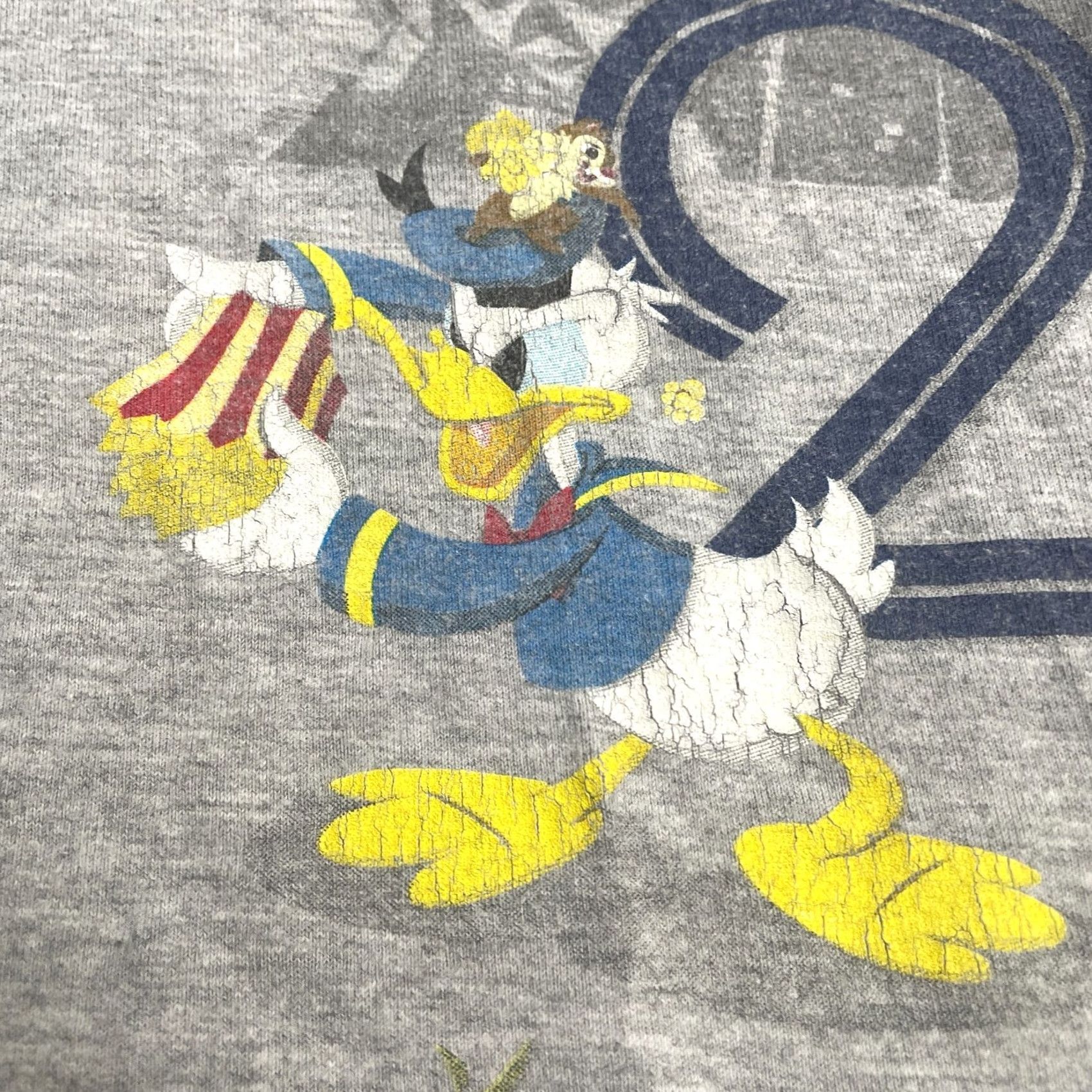 Disney Disney Mickey Mouse Vintage Graphic T-Shirt Mens XL Gray Crew Neck Casual Tee Size US XL / EU 56 / 4 - 4 Thumbnail