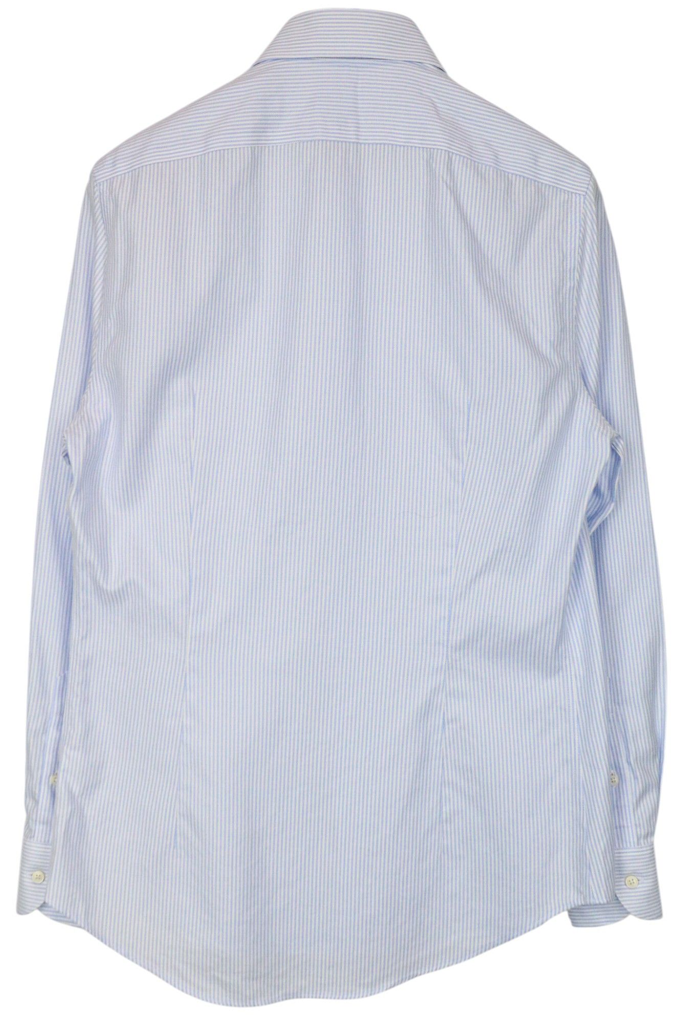 Suitsupply 40/15 3/4 Extra Slim Blue Cotton Cutaway Striped 78966 Size 40R - 2 Thumbnail