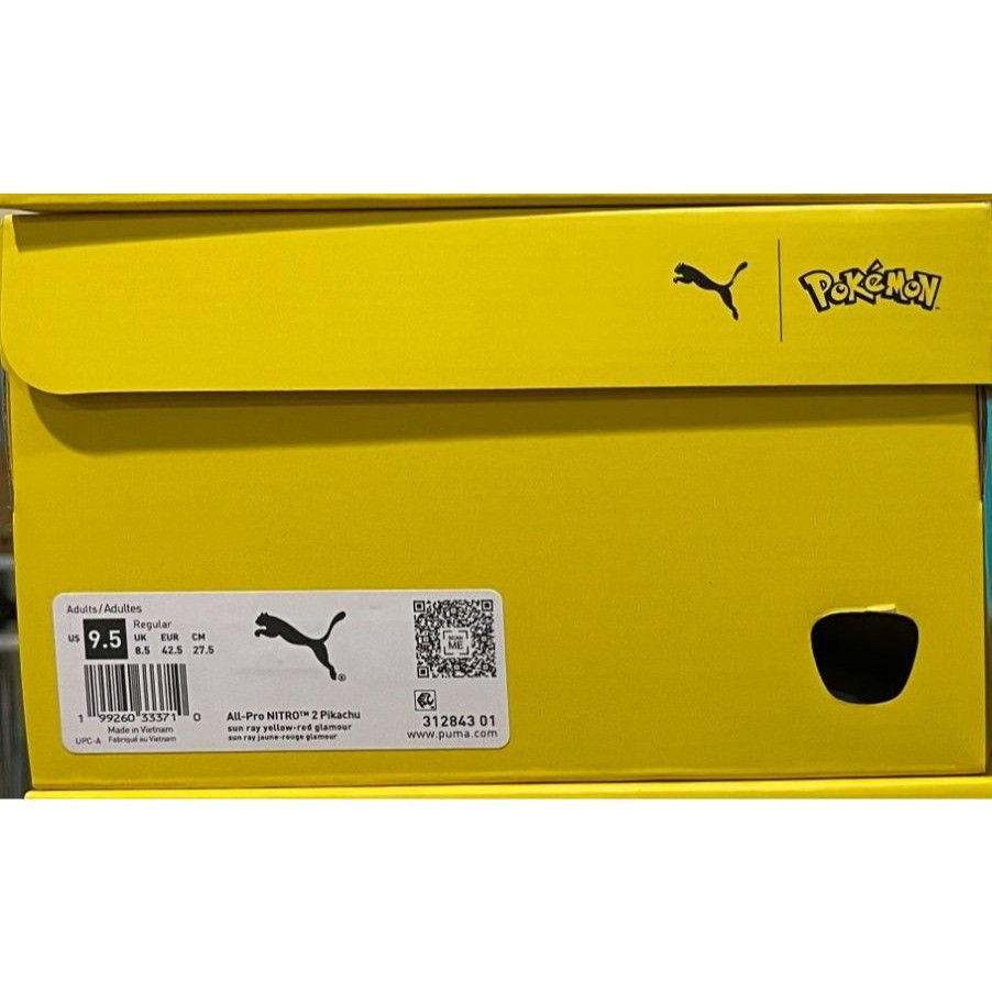Puma Puma x Pokemon All Pro Nitro 2 Pikachu Mens 9.5us Size US 9.5 / EU 42-43 - 9 Thumbnail