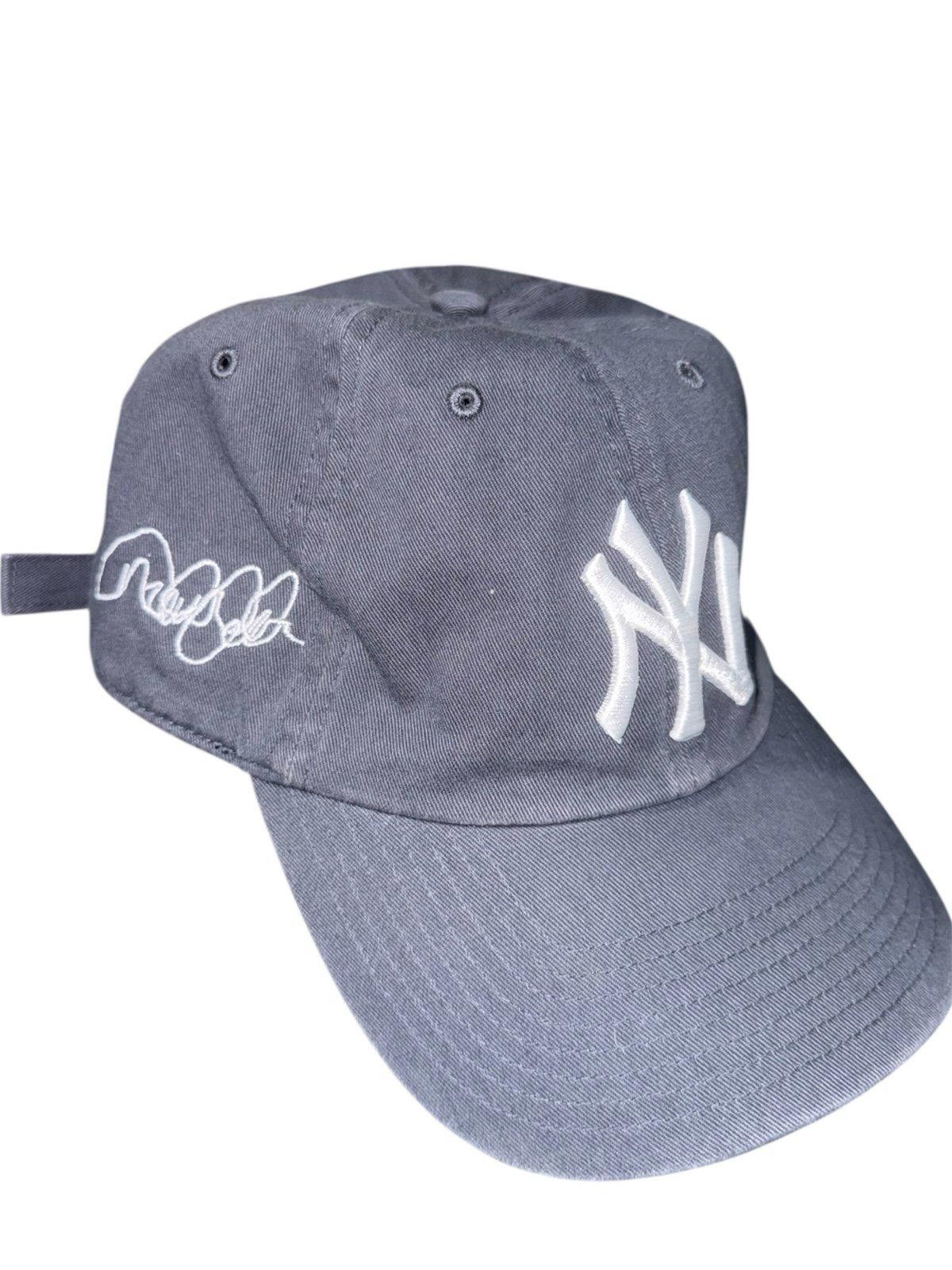 New Era MLB New York Yankees Strapback Script Spellout Hat 47 Brand Size ONE SIZE - 1 Thumbnail