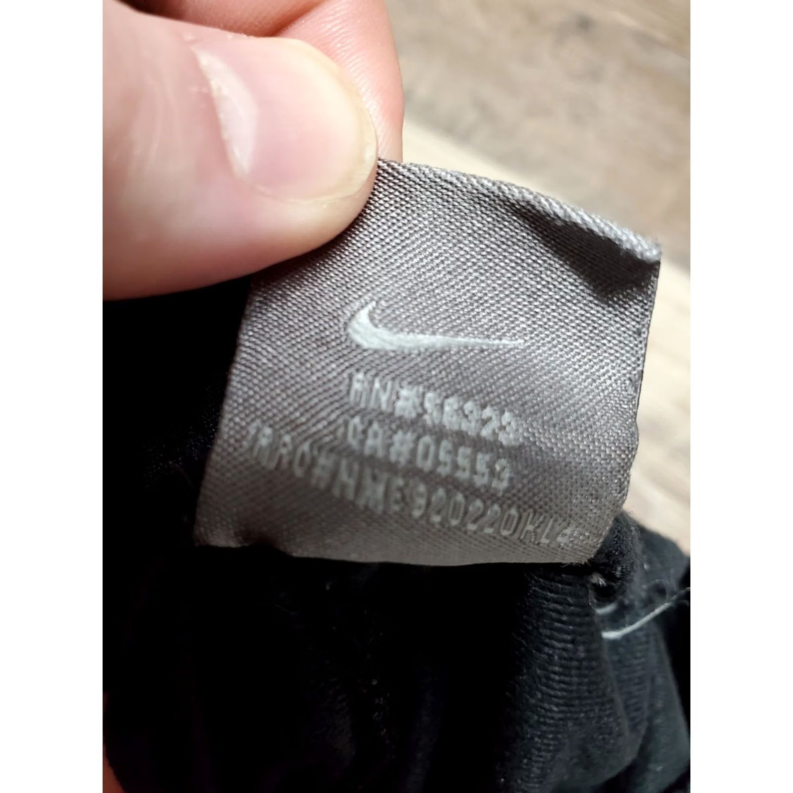 Nike Nike Pants L Black White Stripes Athleisure Track Running Mens Adjustable Drawstring Elastic Waist Pockets Straight Leg 12-14 Sportive Size US 33 - 4 Thumbnail