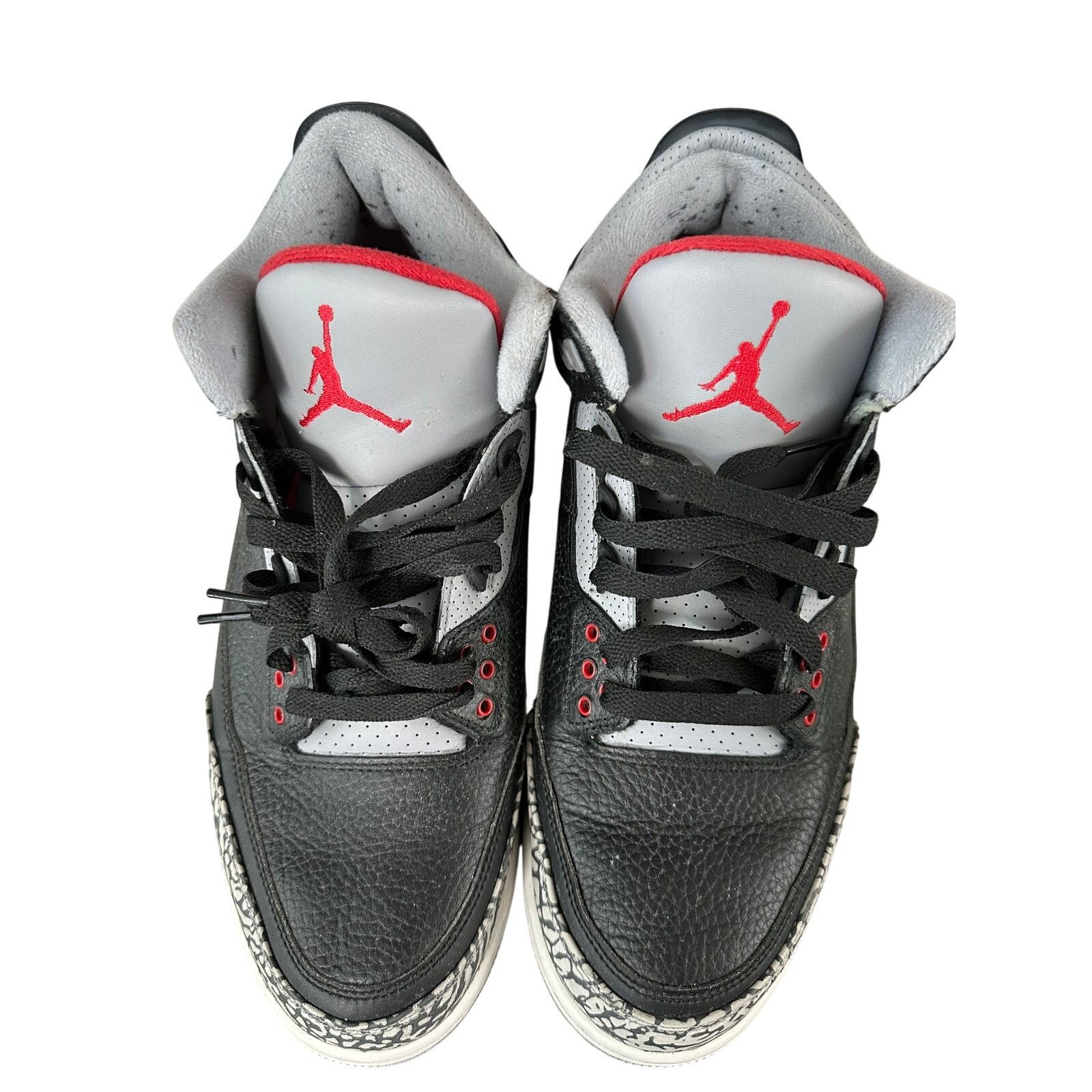 Nike Men’s Nike Air Jordan 3 Retro Black Cement 2024 size 11 USED Size US 11 / EU 44 - 1 Thumbnail