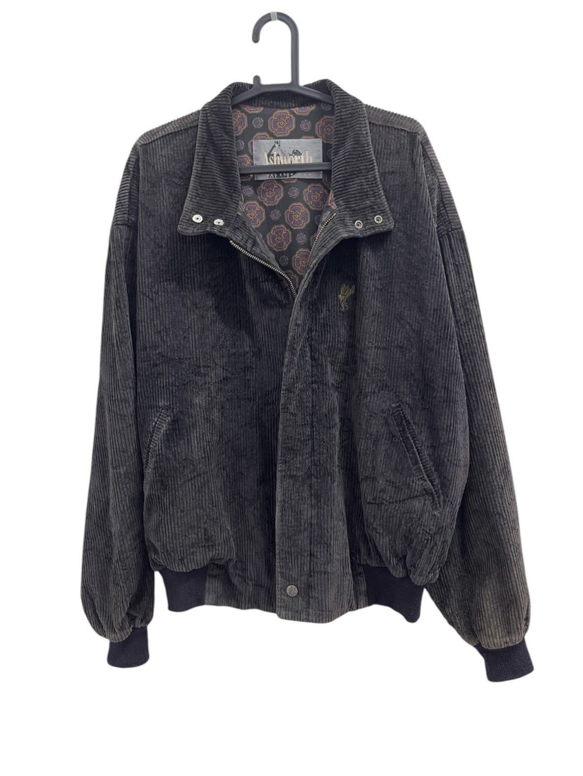 Ashworth Ashworth Corduroy Bomber Jacket Size US M / EU 48-50 / 2 - 2 Thumbnail