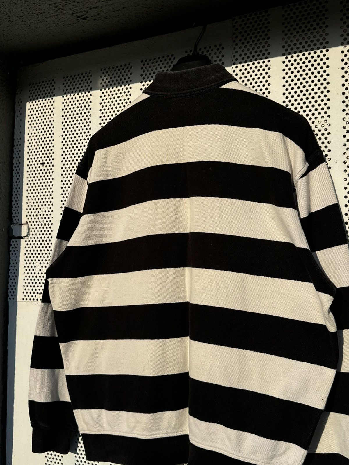 Hugo Boss × Vintage Vintage Hugo Boss Golf Big Logo Longsleeve Rugby Polo Shirt Size US XL / EU 56 / 4 - 11 Thumbnail