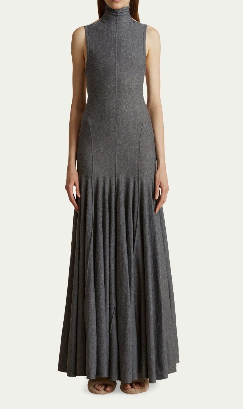 KHAITE Khaite Romee open-back draped merino wool maxi dress Small Size S / US 4 / IT 40 - 7 Thumbnail