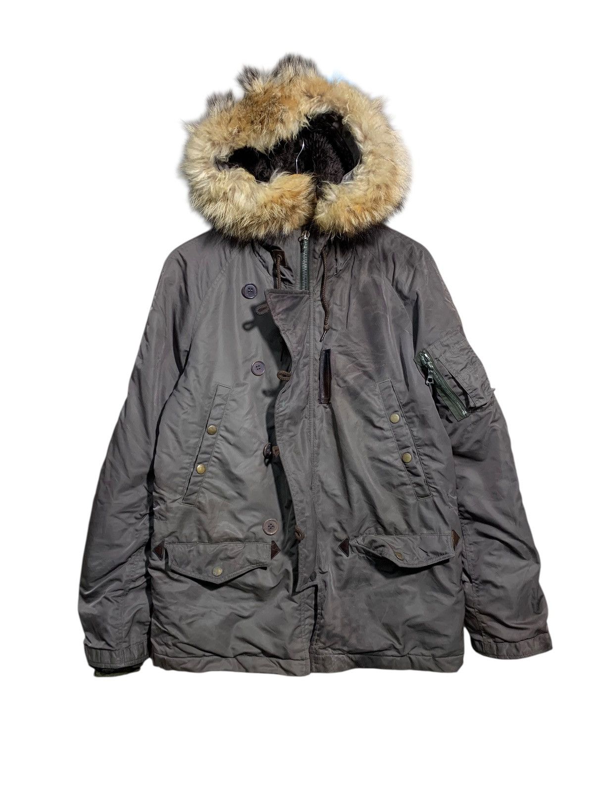 wjk 🔥WJK FUR PARKA COLD JACKETS RIRI ZIPPER HOODIE Size US M / EU 48-50 / 2 - 1 Thumbnail