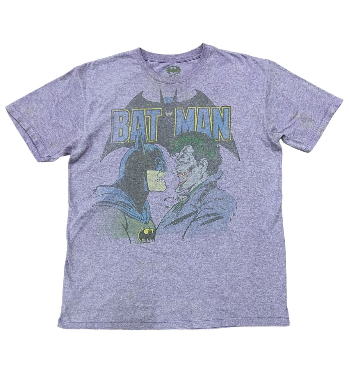 Image of Batman Vs Joker Tee in Purple, Men's (Size XL)