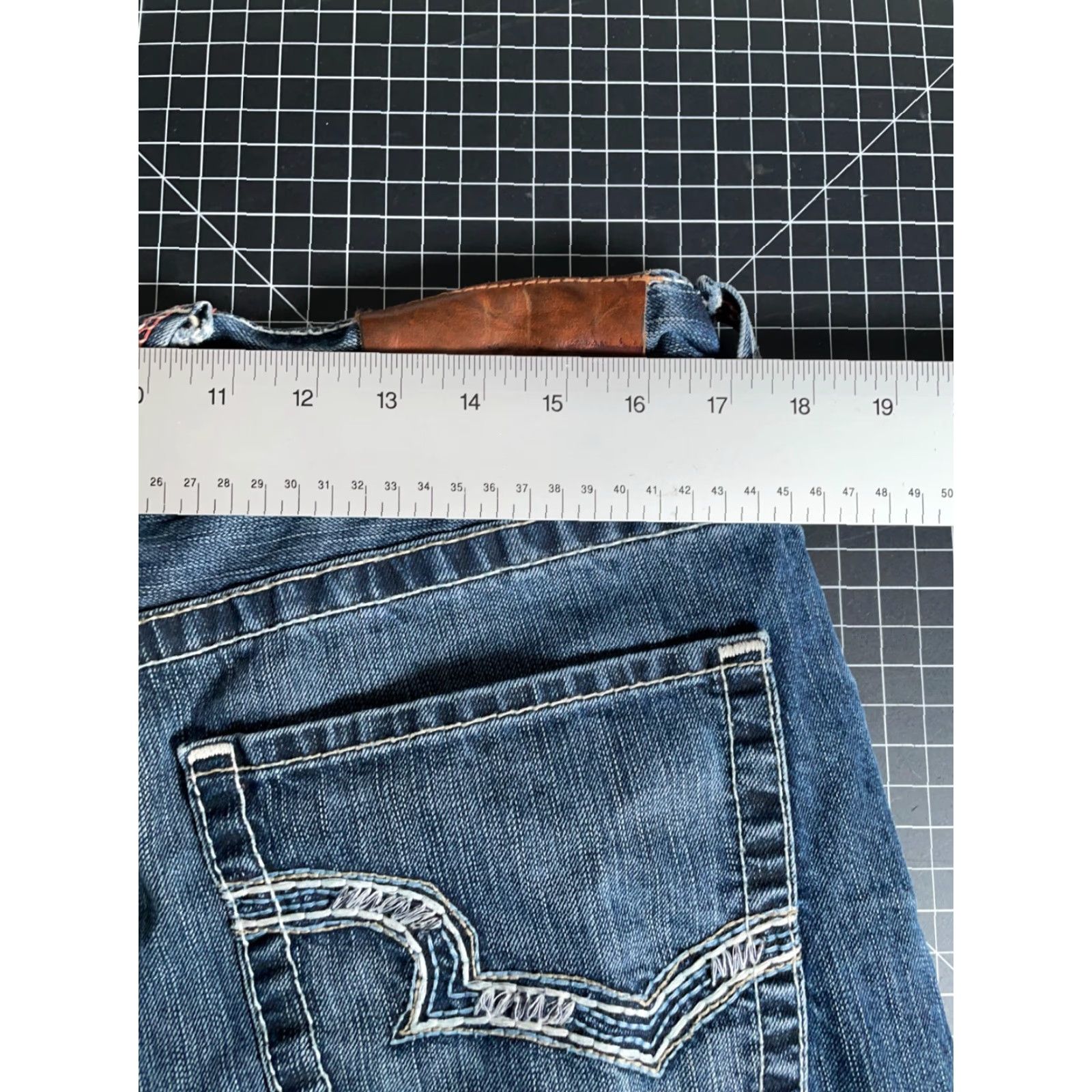 Vintage BIG STAR Voyager Relaxed Fit Jeans Men's 34 x 31 Blue Denim Buckle Retro Y2K Size US 34 / EU 50 - 5 Thumbnail