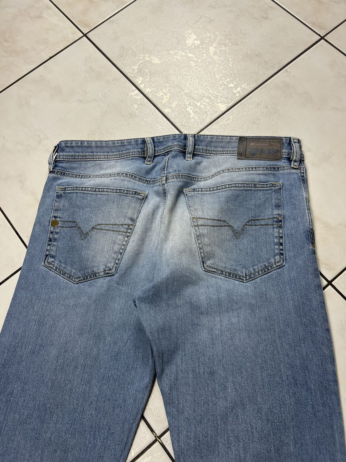 Diesel Vintage Diesel Waykee y2k distressed denim washed jeans pant Size US 34 / EU 50 - 12 Thumbnail