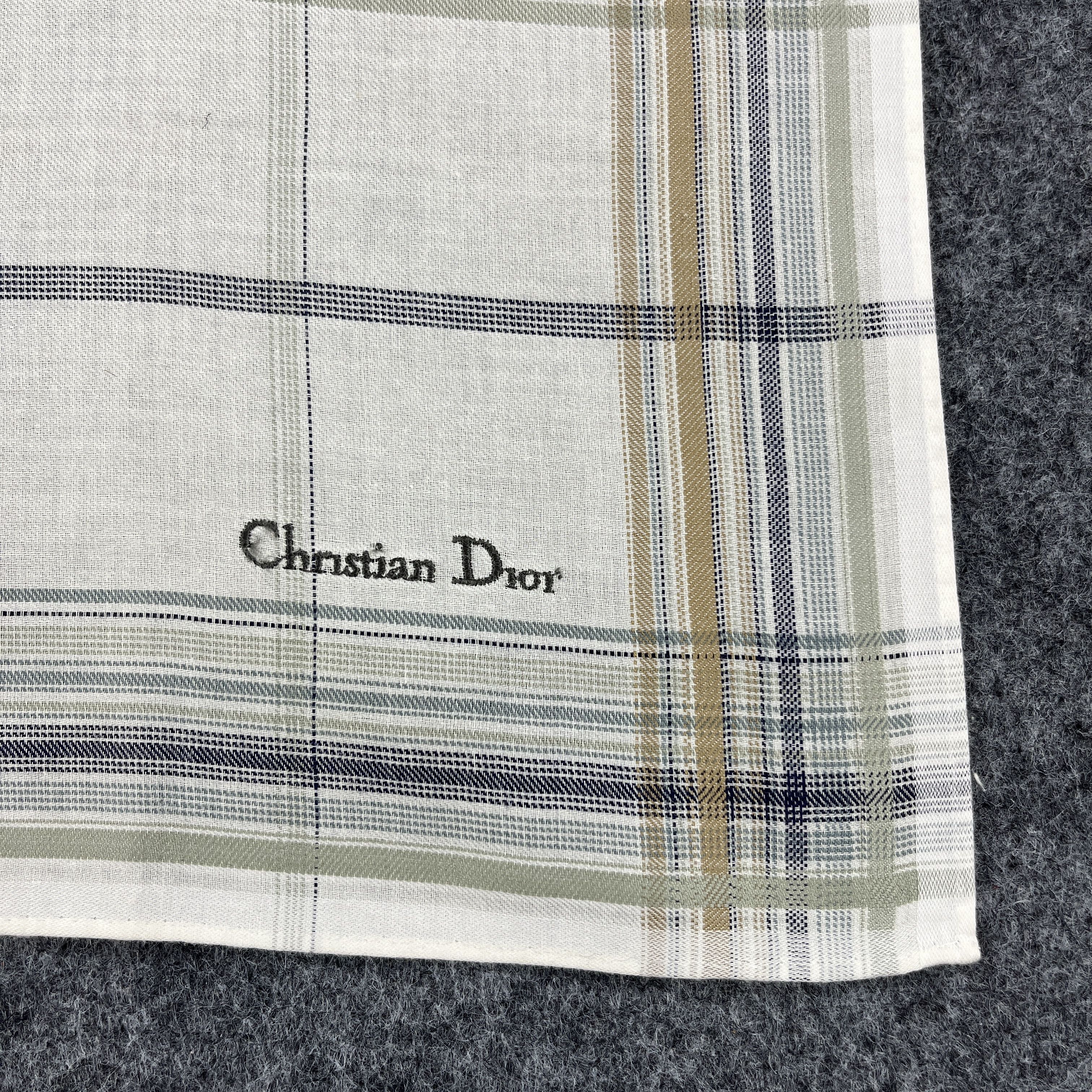 Vintage Christian Dior Handkerchief / Bandana / Neckerchief B610 Size ONE SIZE - 3 Thumbnail