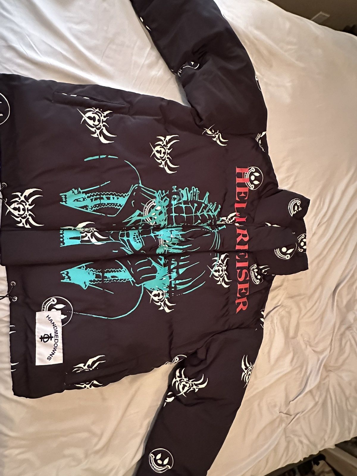 Unknown London UV Logo Team Jacket | Grailed