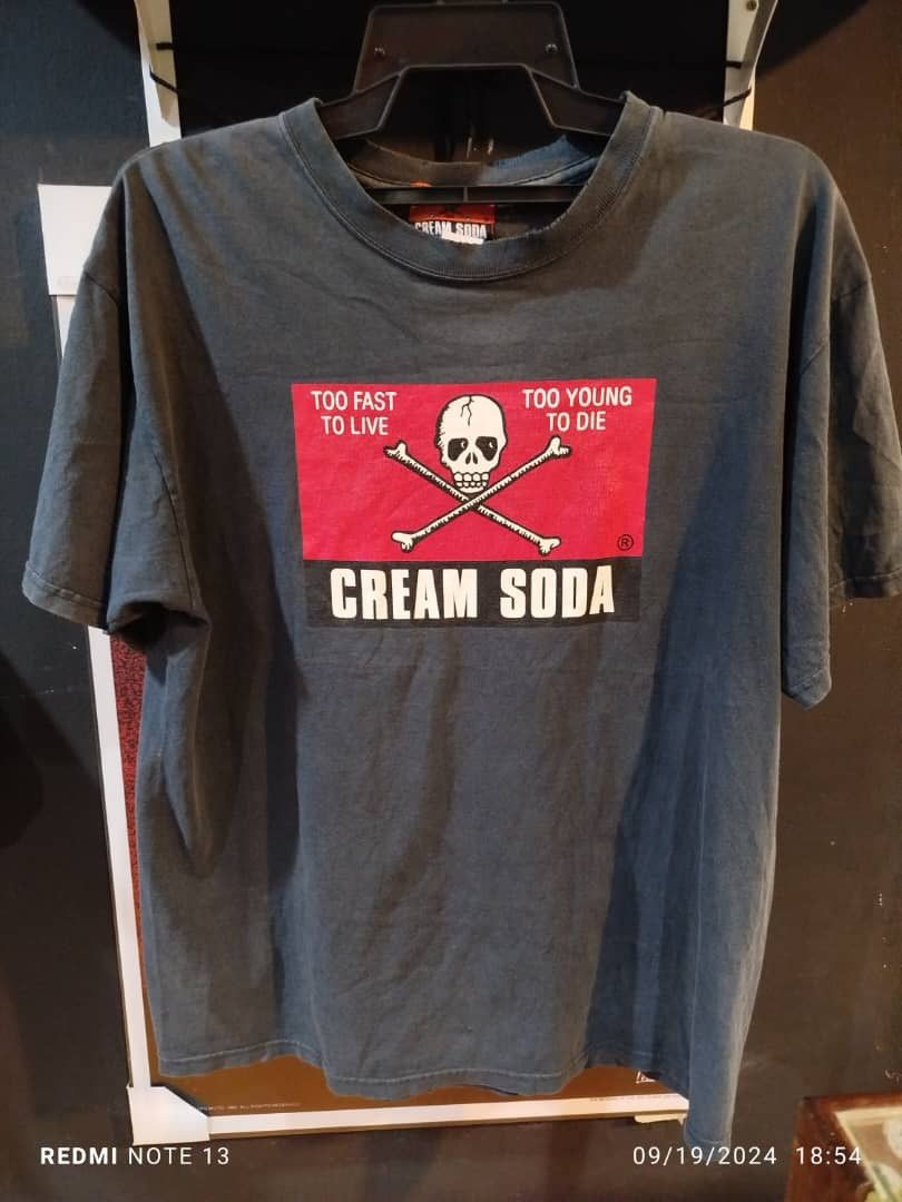 Japanese Brand × Vintage cream soda tee vintage Size US L / EU 52-54 / 3 - 1 Thumbnail