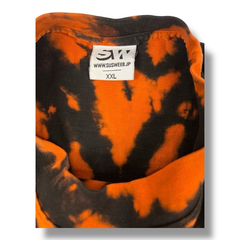Other Susweeb Anime Tie Dye Orange Black T-Shirt Size Extra Extra Size US XXL / EU 58 / 5 - 5 Thumbnail