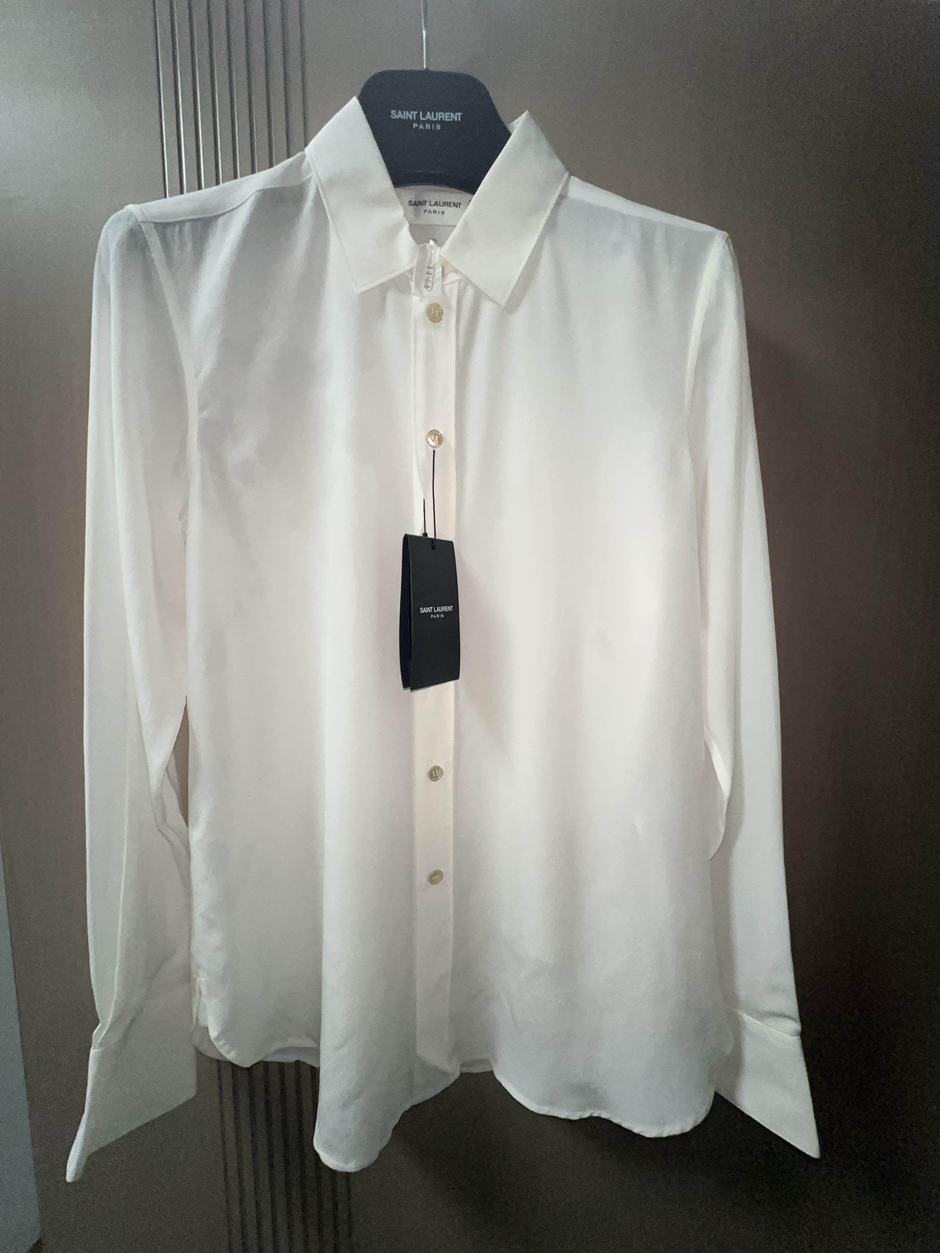 Saint Laurent Paris Saint Laurent Uniform Button Up Shirt Size F36 Size XS / US 0-2 / IT 36-38 - 1 Thumbnail