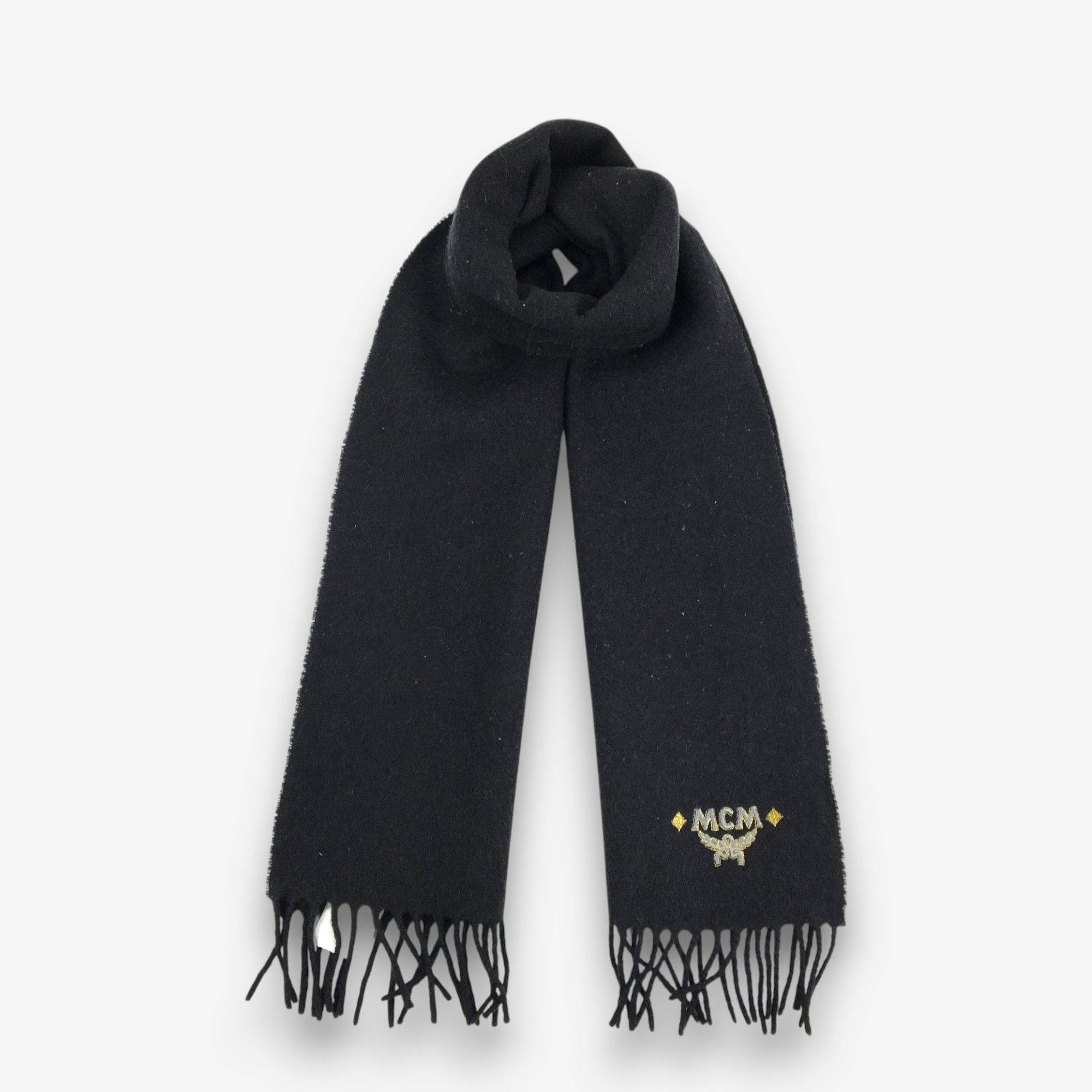 MCM Vintage MCM Scarf Muffler Wool Cashmere Winter Scarves Size ONE SIZE - 4 Thumbnail