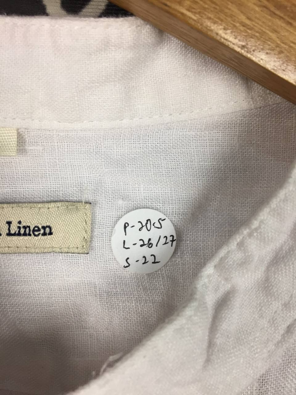 Japanese Brand Topvalu Japanese Brand French Linen Mandarin Collar Shirt Size US L / EU 52-54 / 3 - 17 Thumbnail
