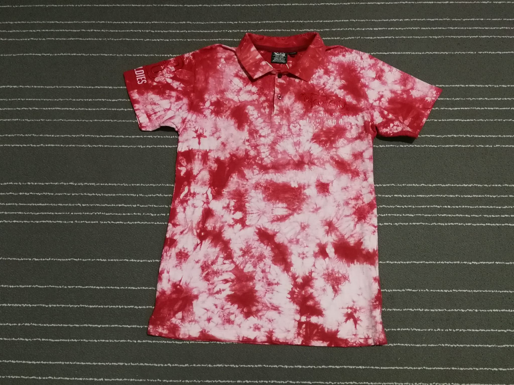 Norton Norton good oldies 98 tie die polo tee M Size US M / EU 48-50 / 2 - 1 Thumbnail