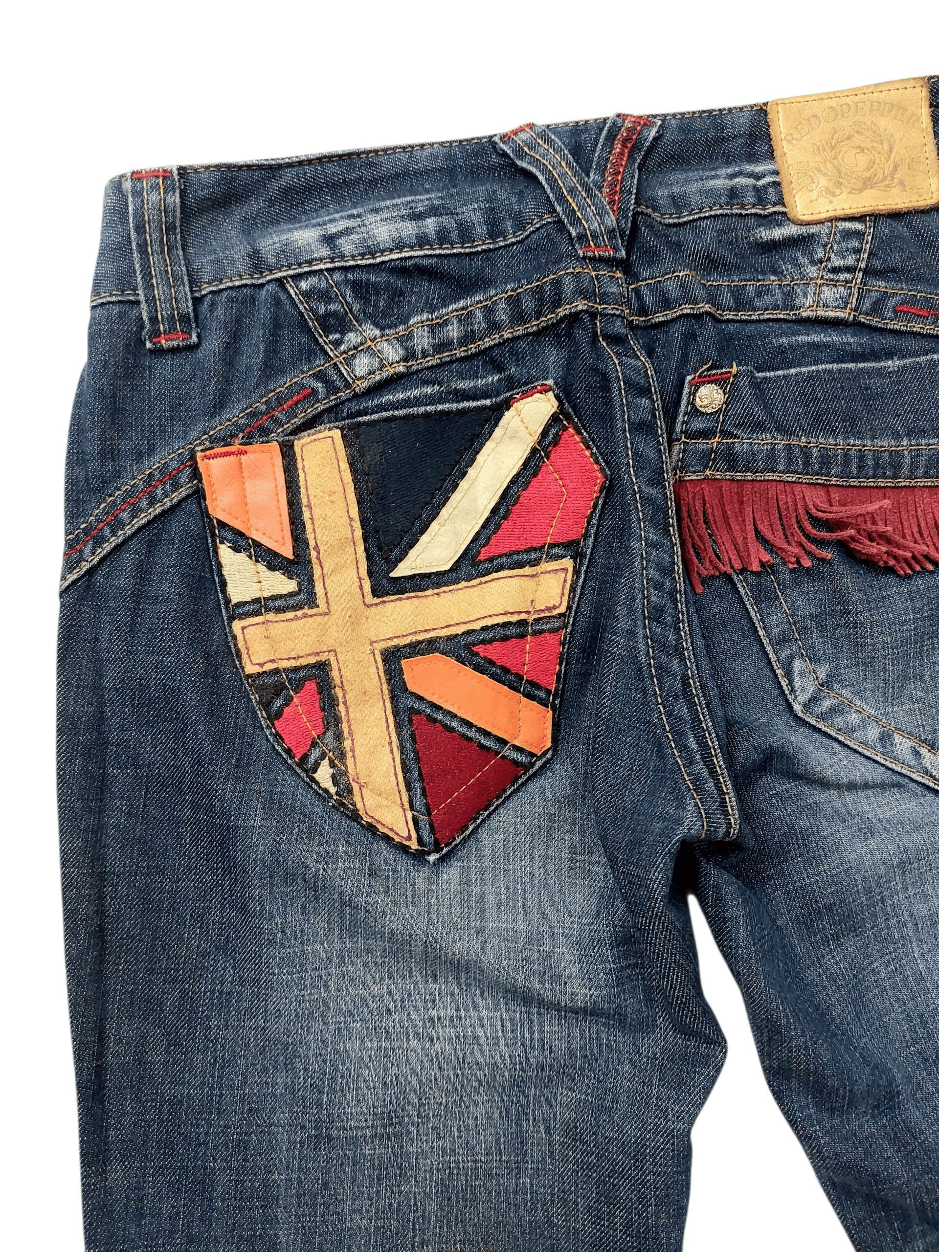 Vintage 🔥Red Pepper Jeans Flare Jack Serika Style Size 26" / US 2 / IT 38 - 10 Thumbnail