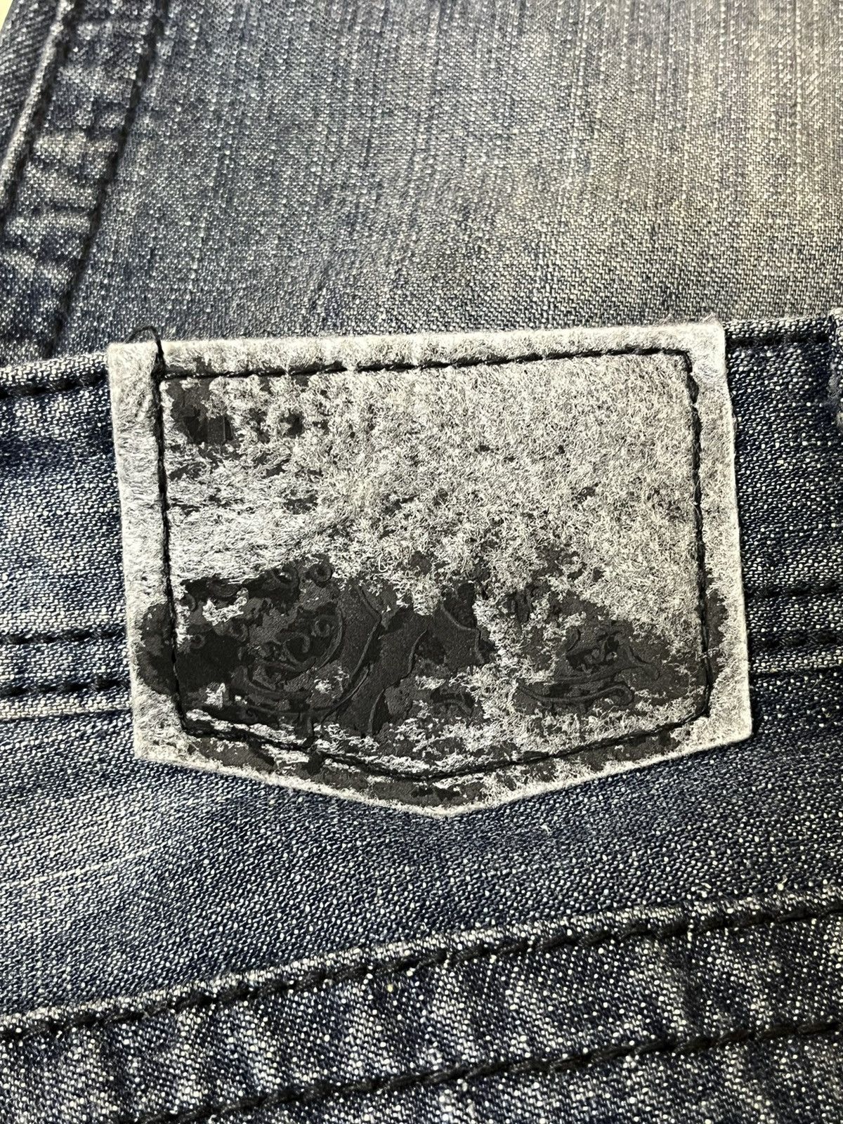 Japanese Brand JAPANESE EXTREME COUTURE INSPIRED CHROME HEART FLARED JEANS Size US 34 / EU 50 - 21 Thumbnail